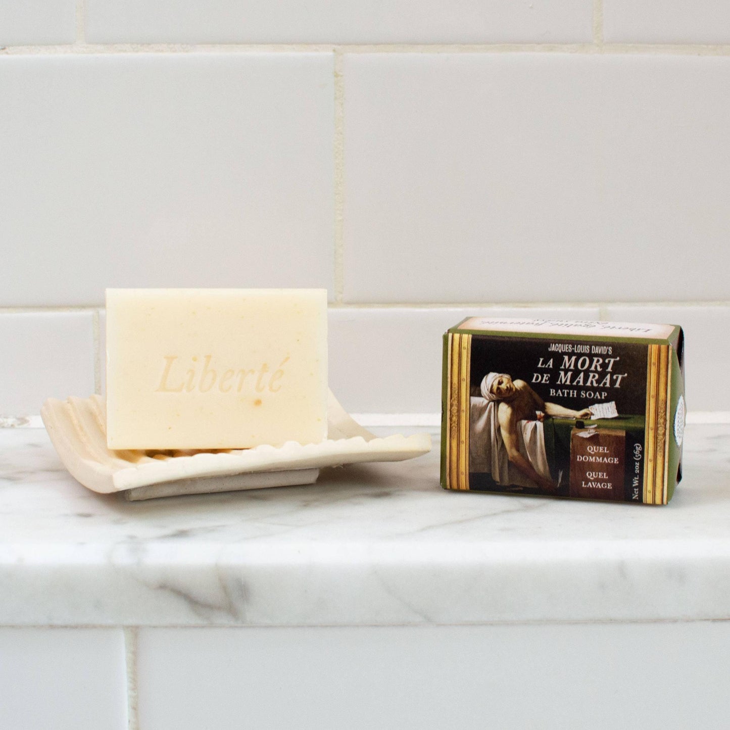 Death of Marat Exfoliating Soap | Body Bath Bar Cleanser | 2 oz.