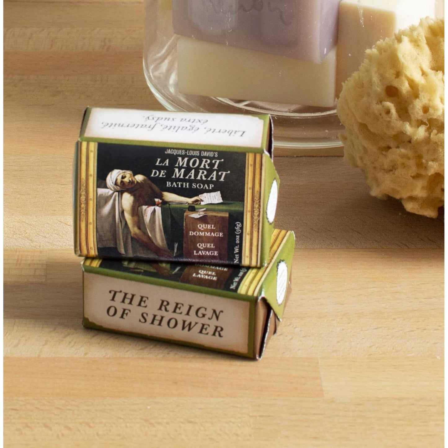Death of Marat Mini Exfoliating Soap | Body Bath Bar Cleanser | 2 oz.