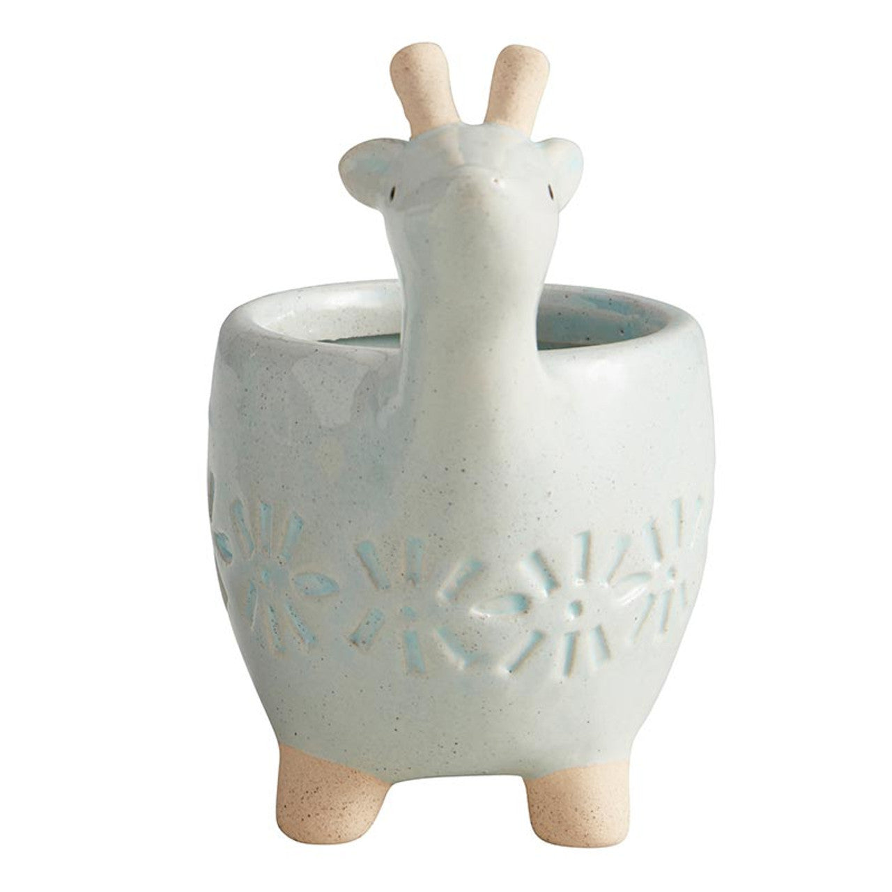 Deer Mini Ceramic Planter | Small Animal Shaped Pot