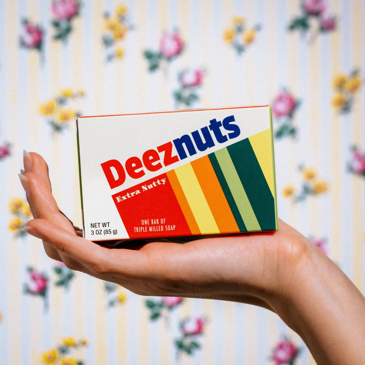 Deez Nuts Triple Milled Boxed Bar Soap | Funny Boxed Soap for Deep Cleaning