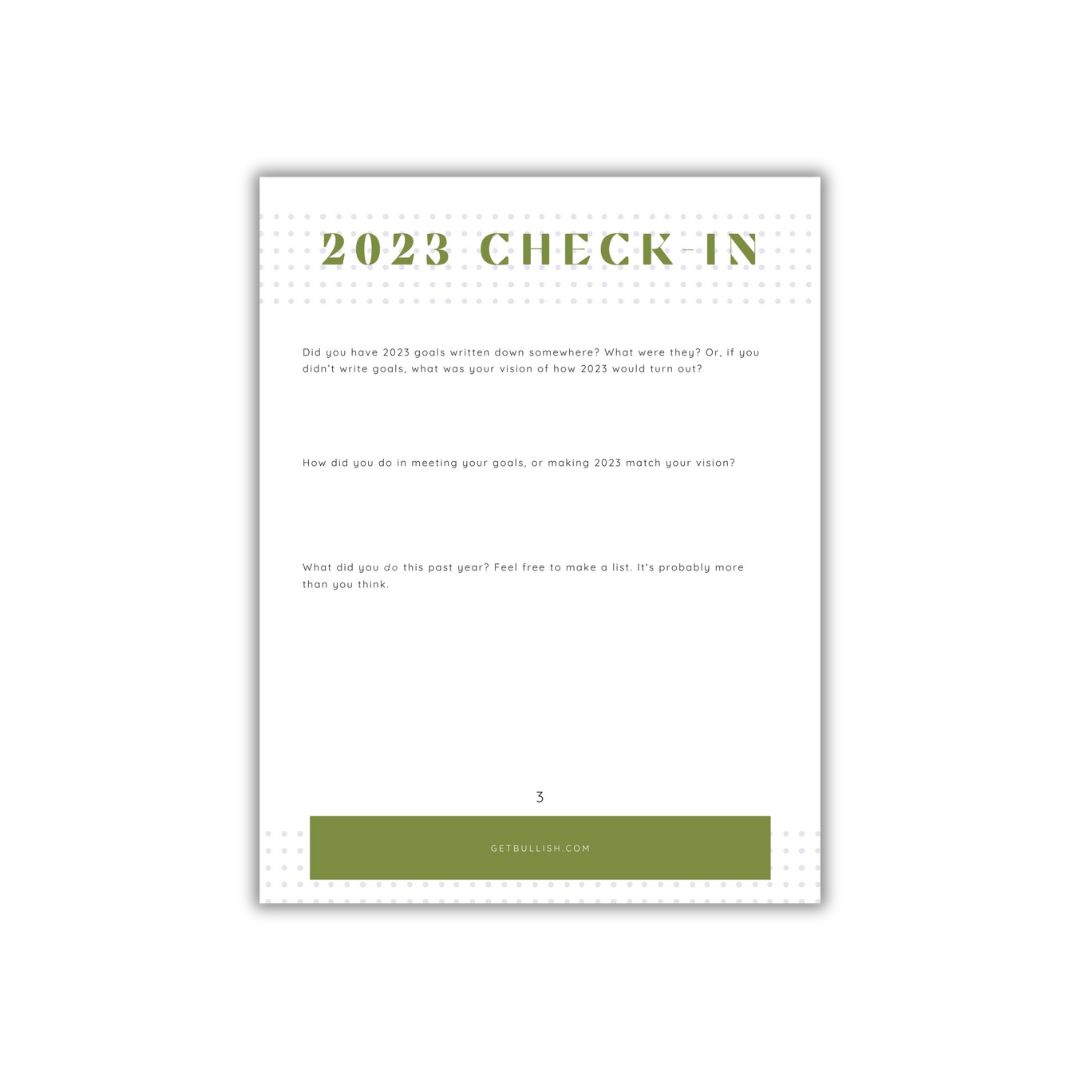 Design Your 2024 Downloadable Workbook (PDF Instant Download)