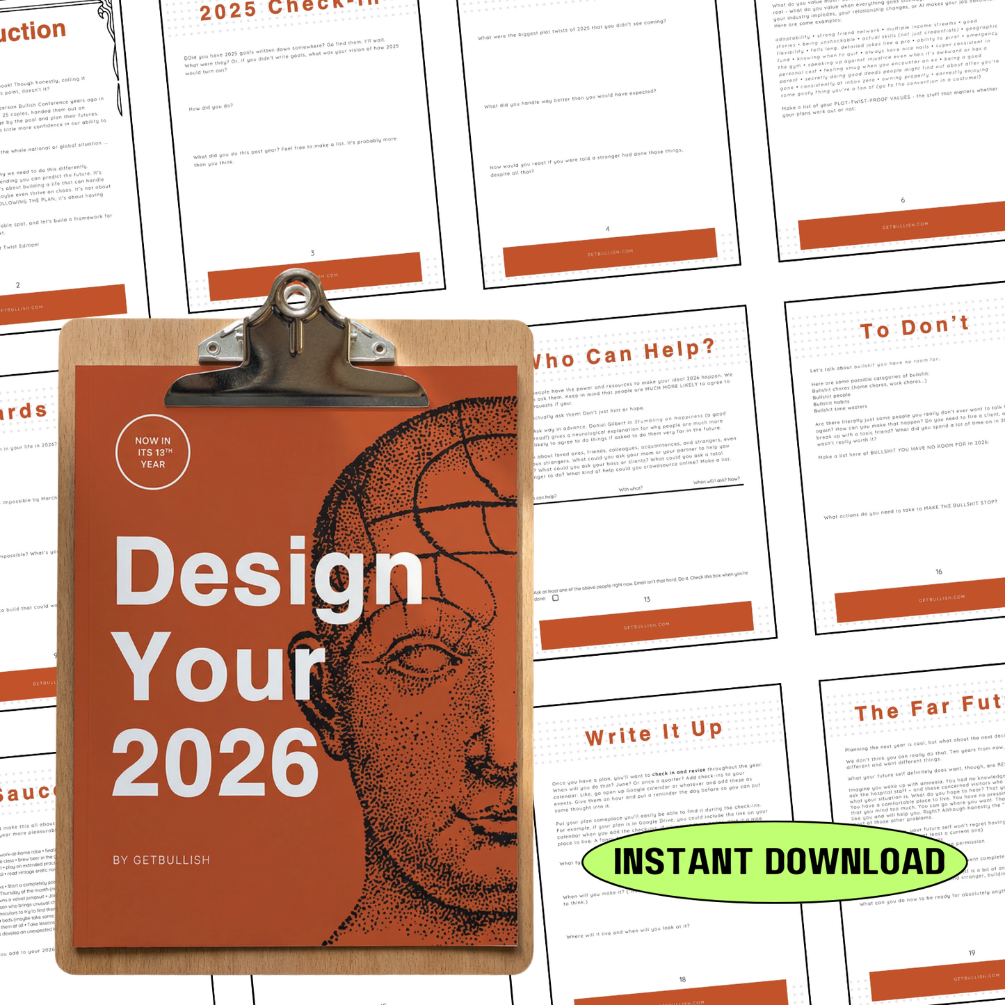 Design Your 2026 Downloadable Workbook (PDF Instant Download)