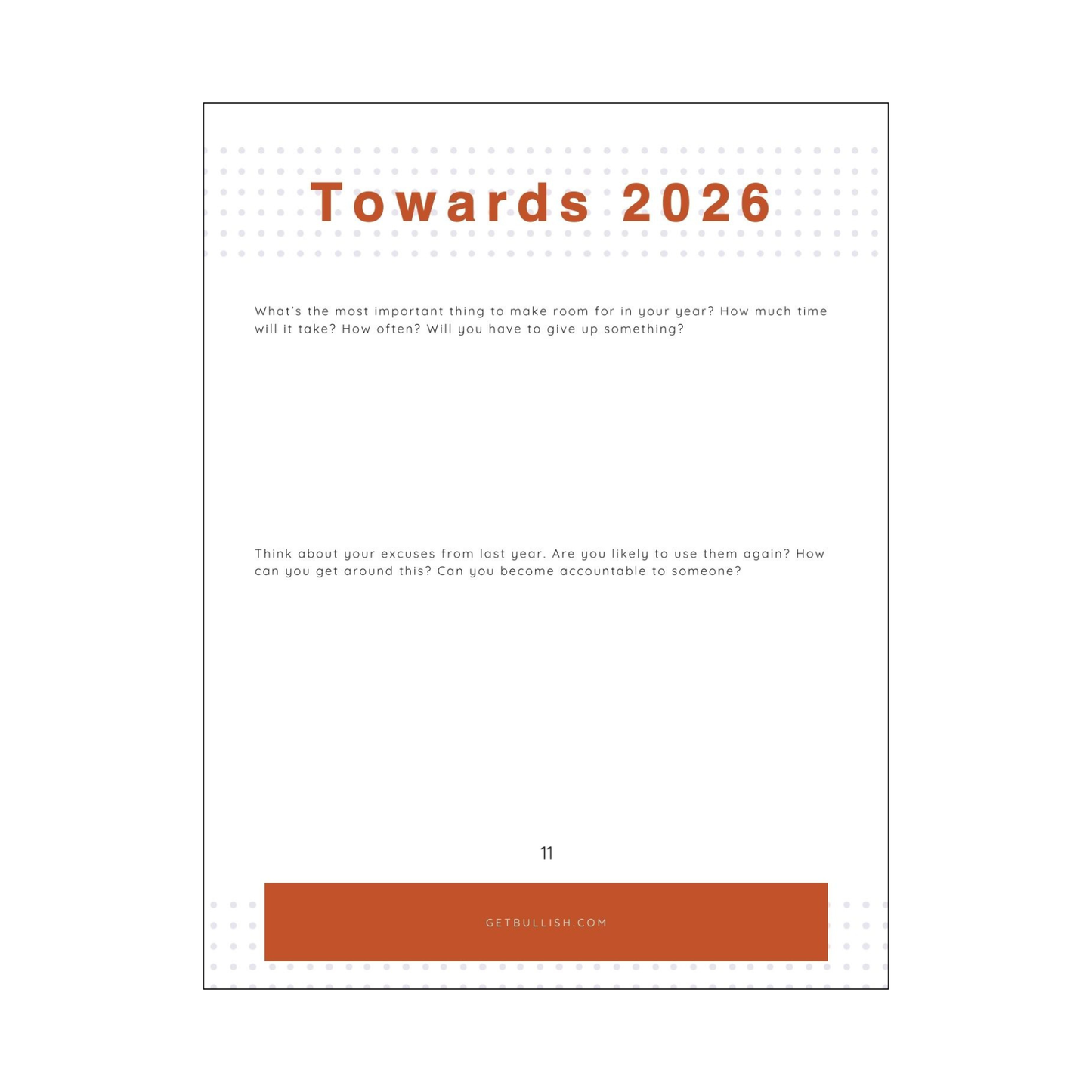 Design Your 2026 Downloadable Workbook (PDF Instant Download)