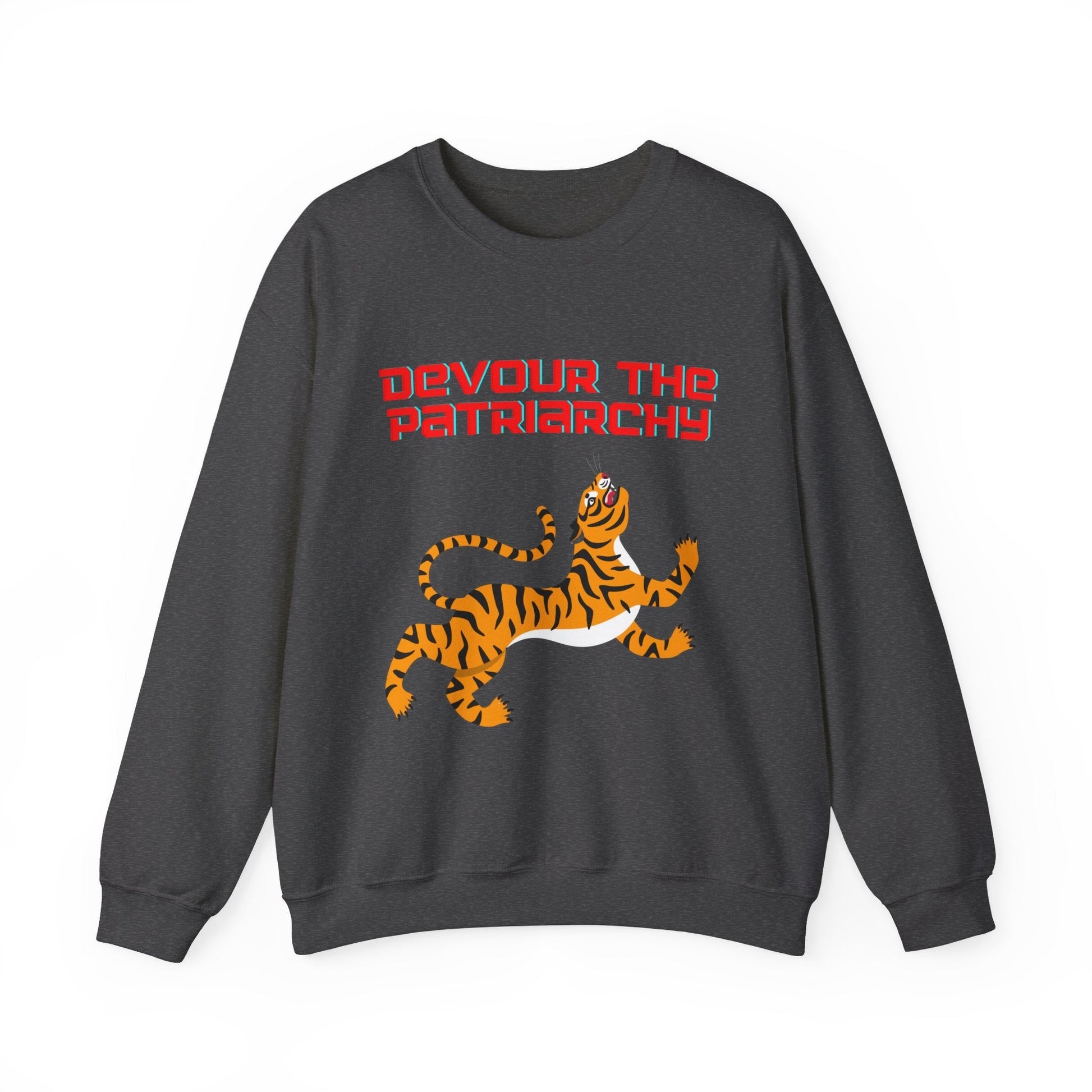 Devour the Patriarchy Unisex Heavy Blend™ Crewneck Sweatshirt Sizes SM-5XL | Plus Size Available