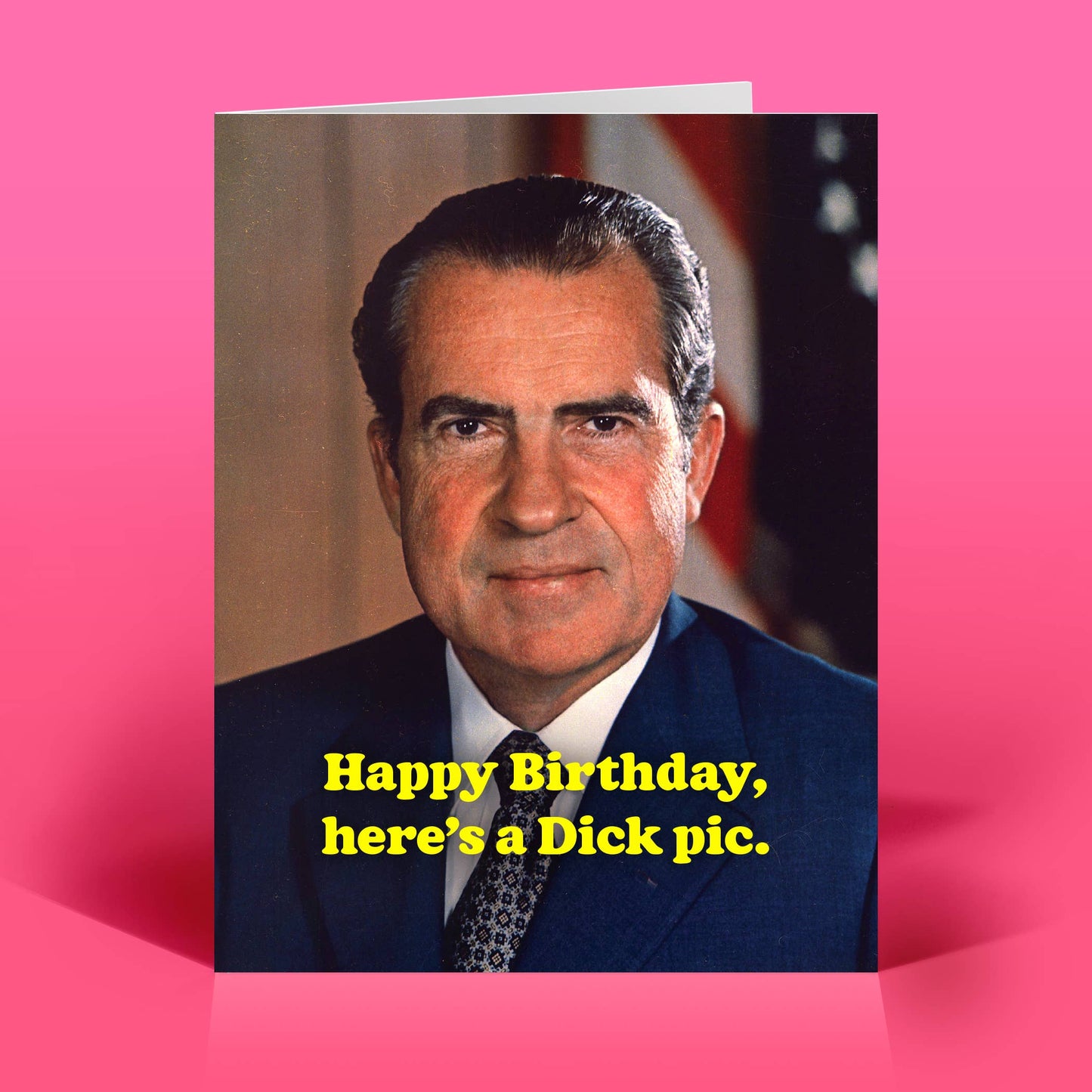 Dick Pic Funny Birthday Card | Vintage Sassy Humor