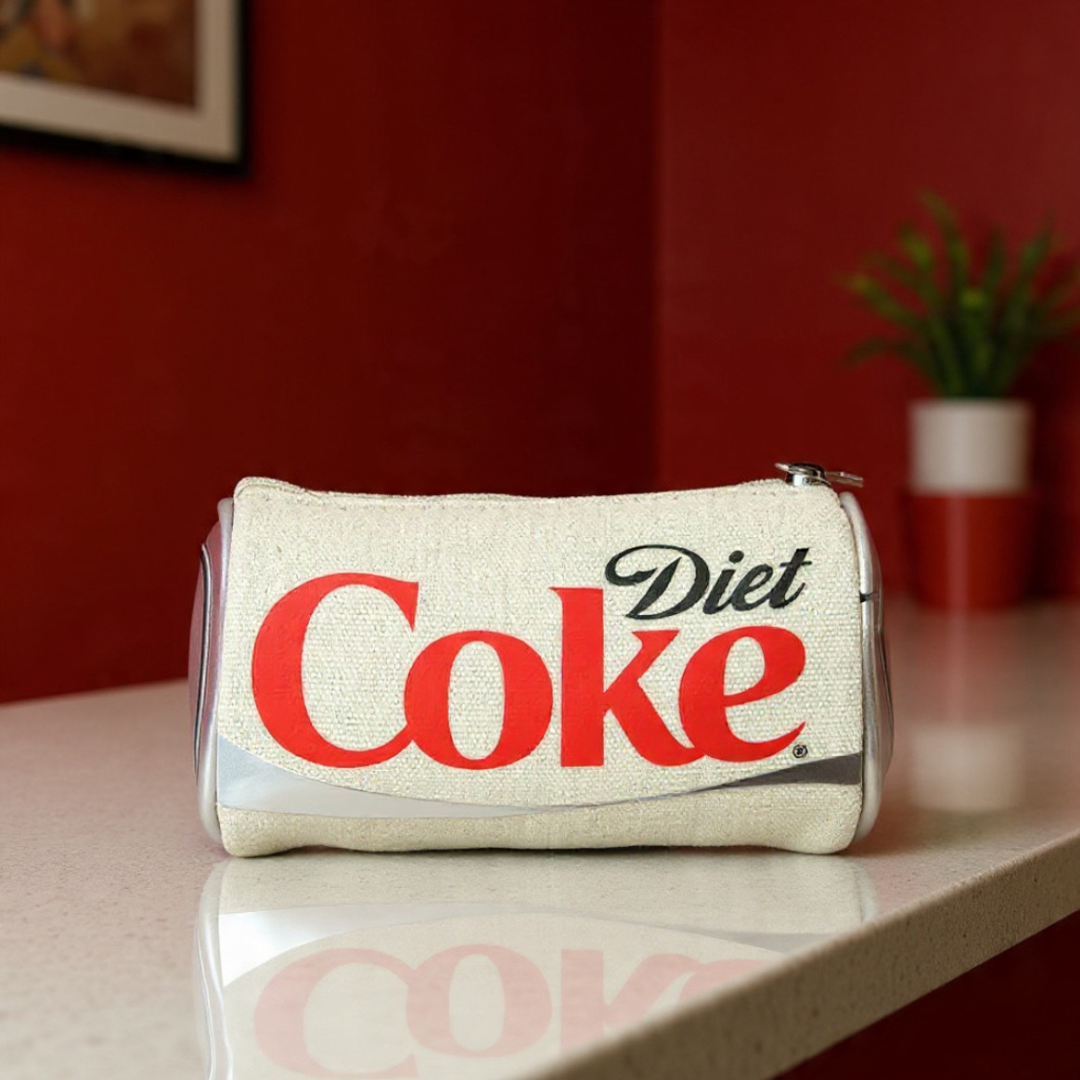 Diet Coke Coin Purse in Canvas | Retro Mini Soda Can Pouch for Coins & Essentials