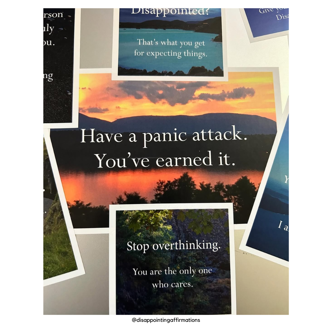 Disappointing Affirmations Sticker Book | 100+ Stickers
