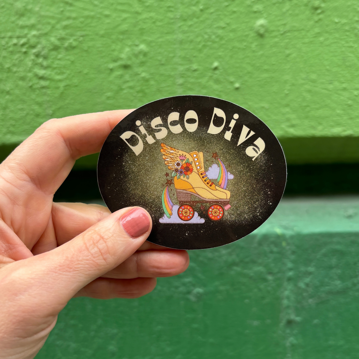 Disco Diva Retro Vinyl Die Cut Sticker-GetBullish-The Bullish Store