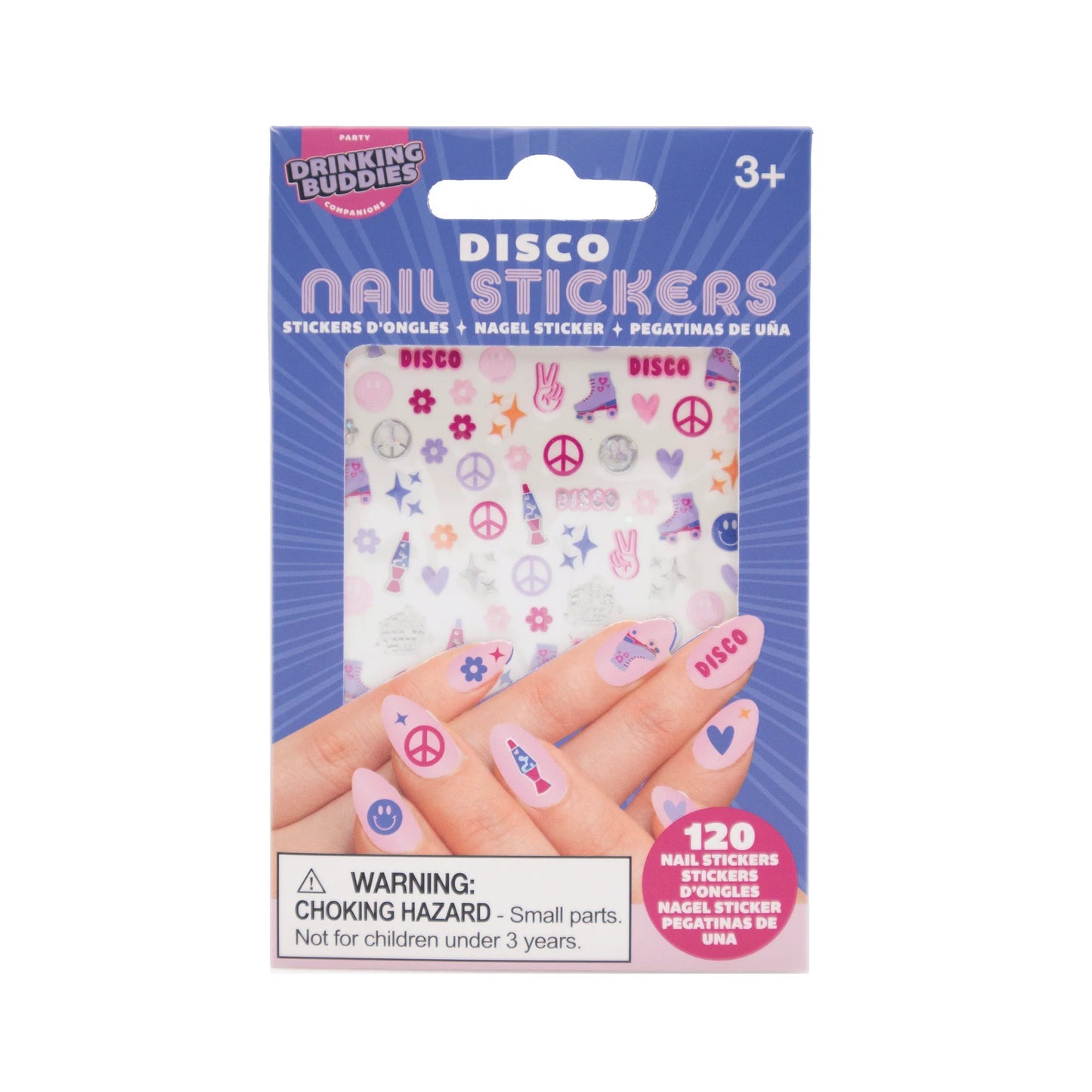 Disco Nail Stickers | Sparkly 70s Inspired Nail Art Designs