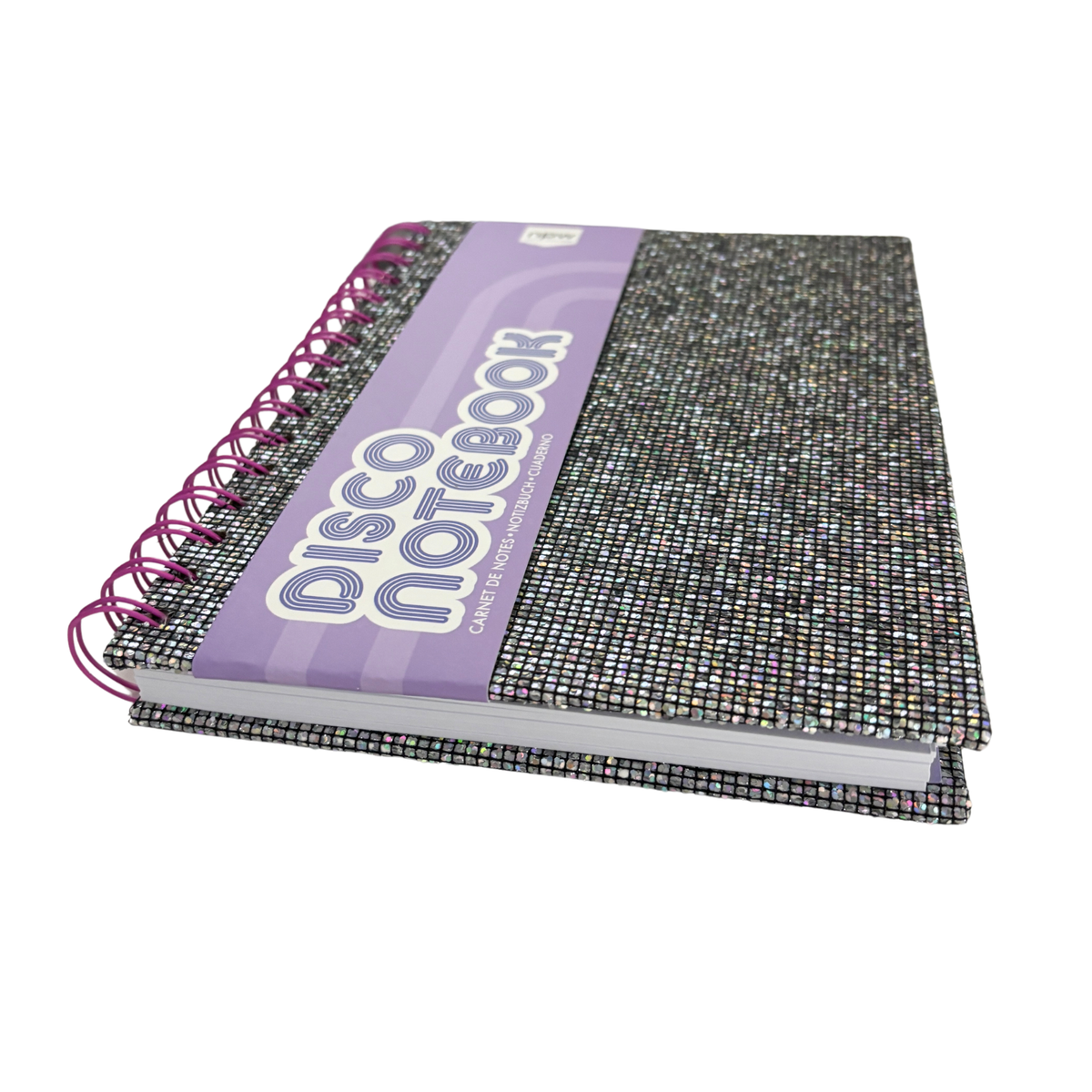 Disco Notebook | Metallic Reflective Cover | A5 Notebook | NPW-NPW-The Bullish Store
