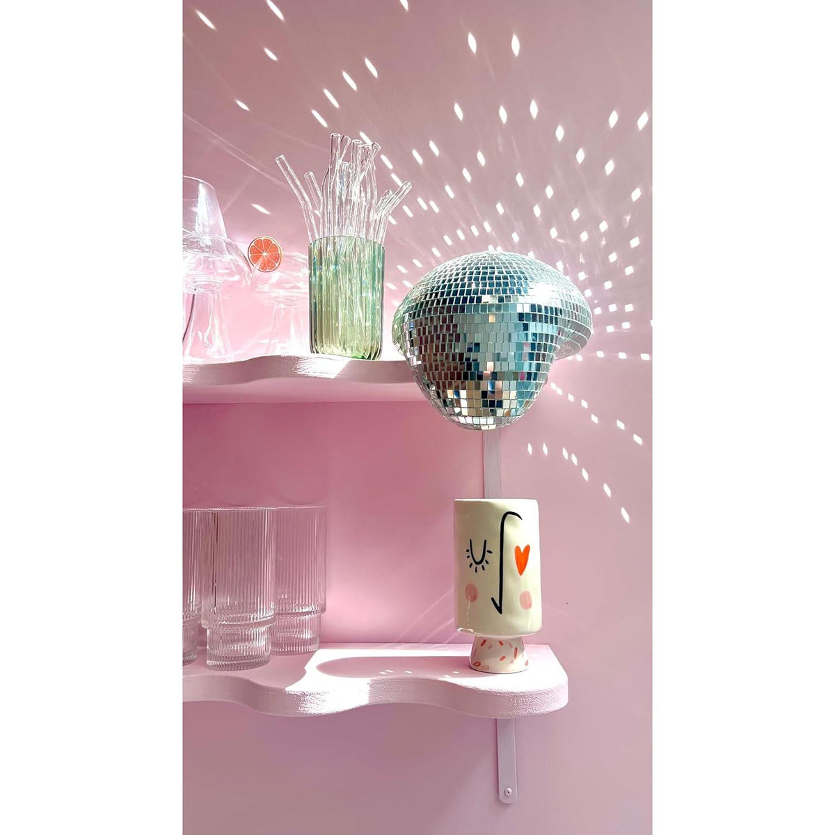 Melty Disco Ball | 70s Retro Novelty Party Gift | Aesthetic Home Decor