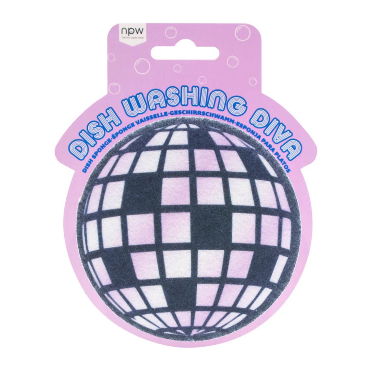 Disco Sponge | "Disco Diva" Non-Scratch Dish Washing Kitchen Sponge