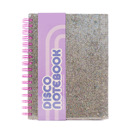 Disco Notebook | Metallic Reflective Cover | A5 Notebook | NPW-NPW-The Bullish Store