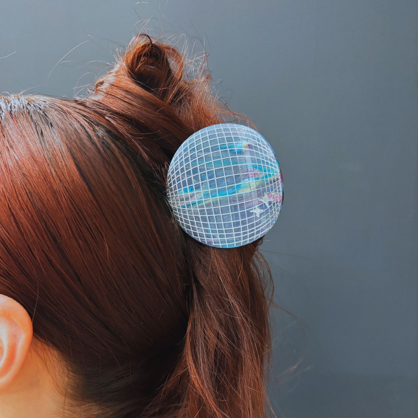 Disco Rainbow Hair Claw Gift Box