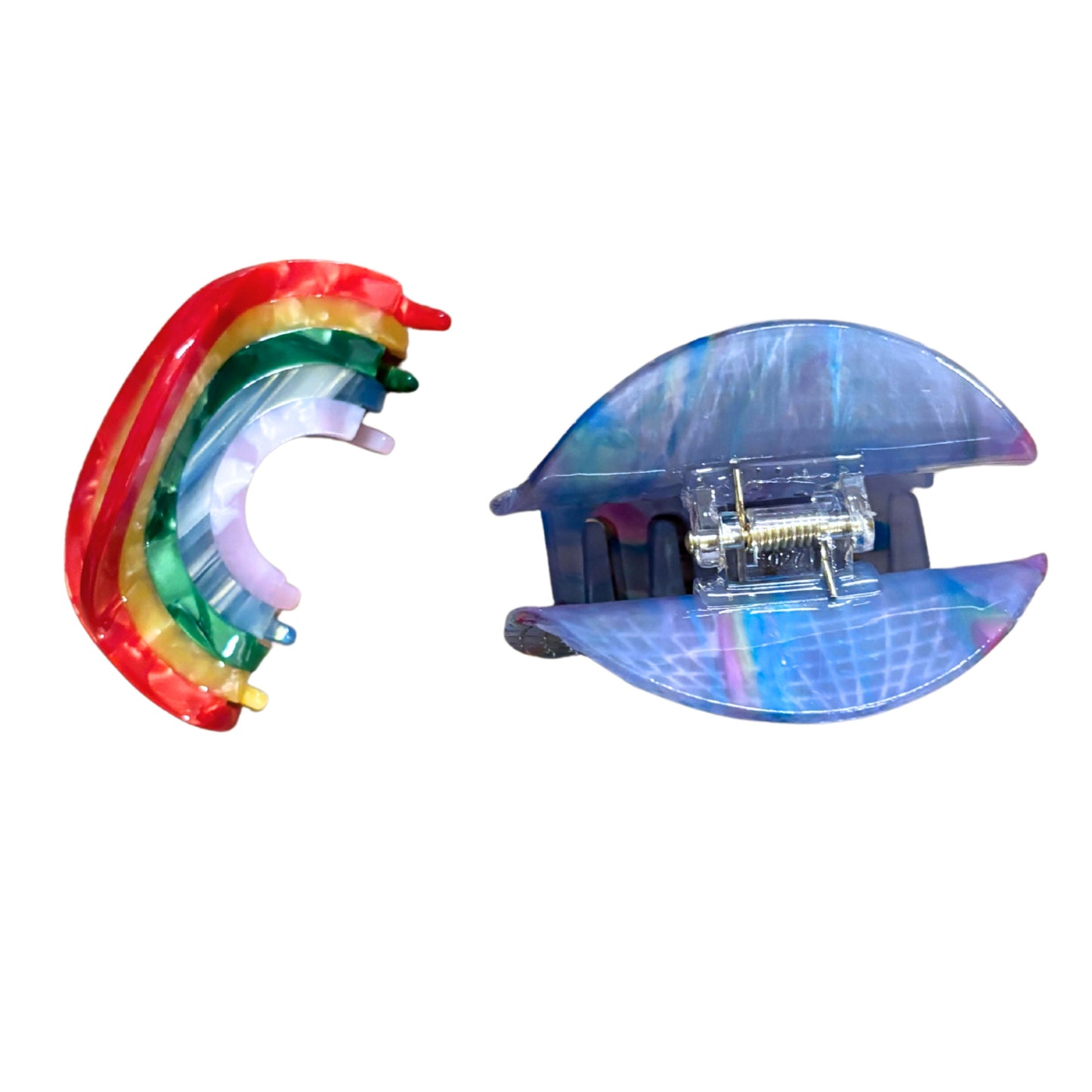 Disco Rainbow Hair Claw Gift Box
