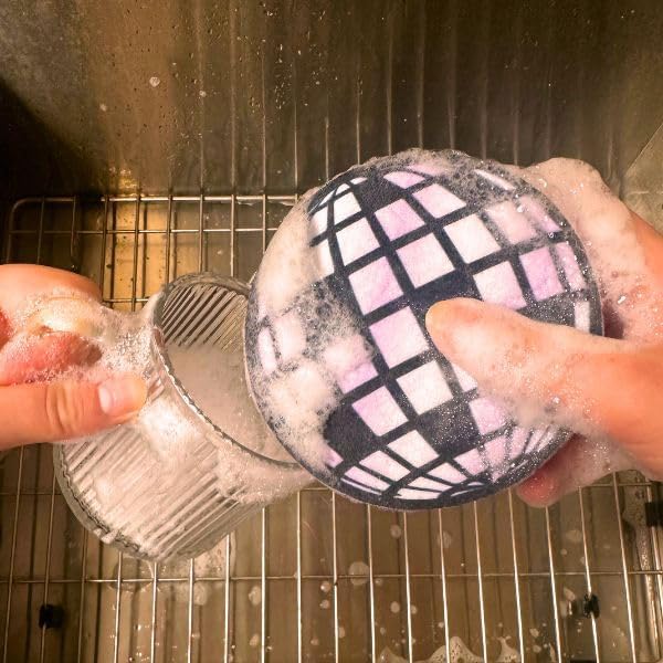 Disco Sponge | "Disco Diva" Non-Scratch Dish Washing Kitchen Sponge
