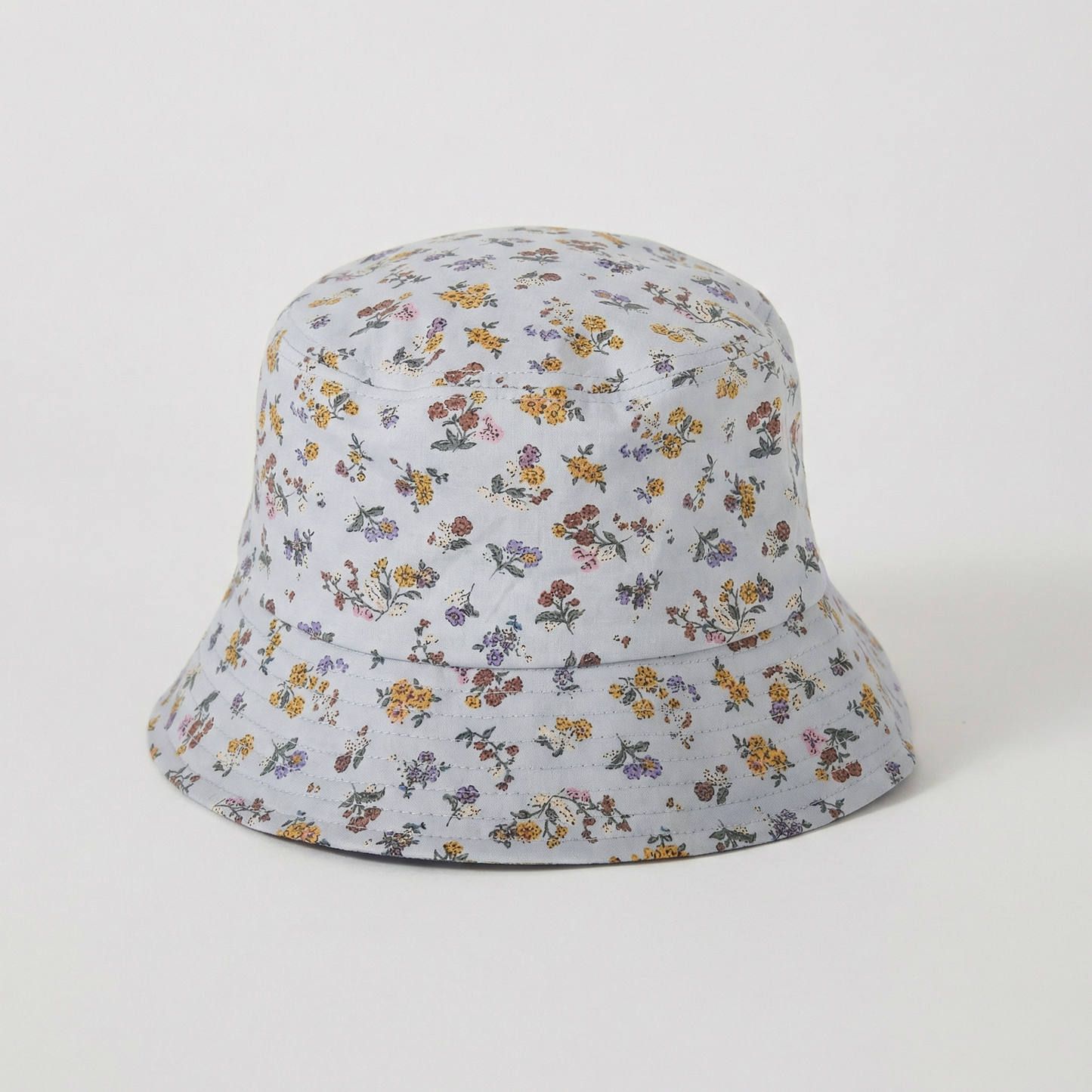 Ditsy Floral Print Bucket Hat | 100% Cotton Vintage-Inspired Sun Hat for Women & Teens