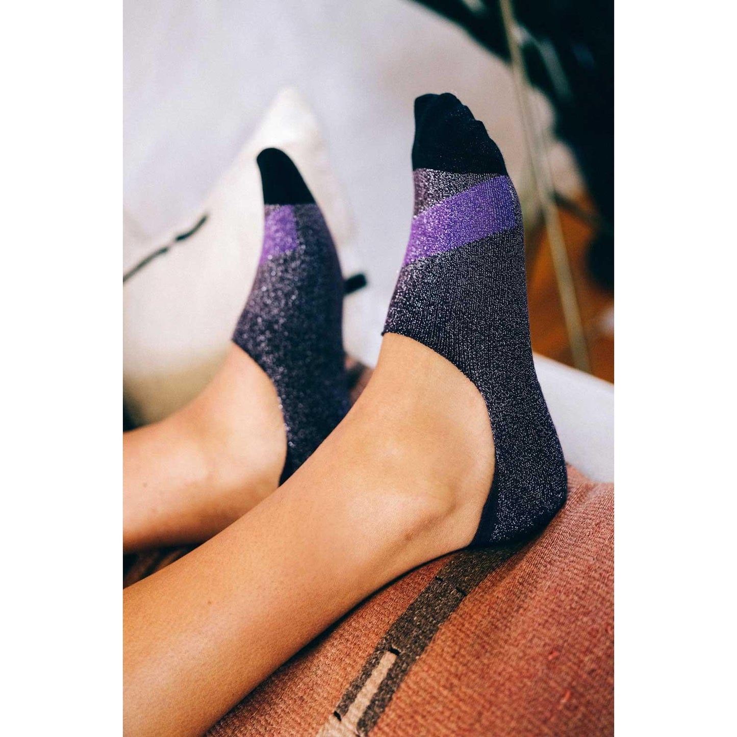 Diva Prince No-Show Socks | Women's Low-Profile Socks with Silicone Grip | Retro-Inspired No-Show Socks