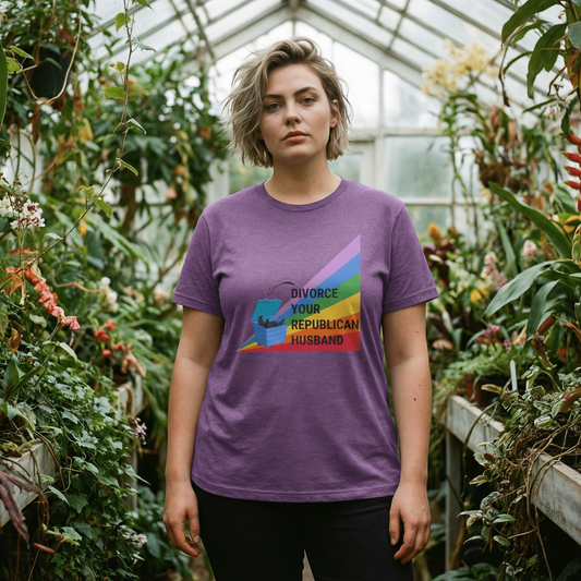 Divorce Your Republican Husband Jersey Short Sleeve Tee [Sizes Through 3X]