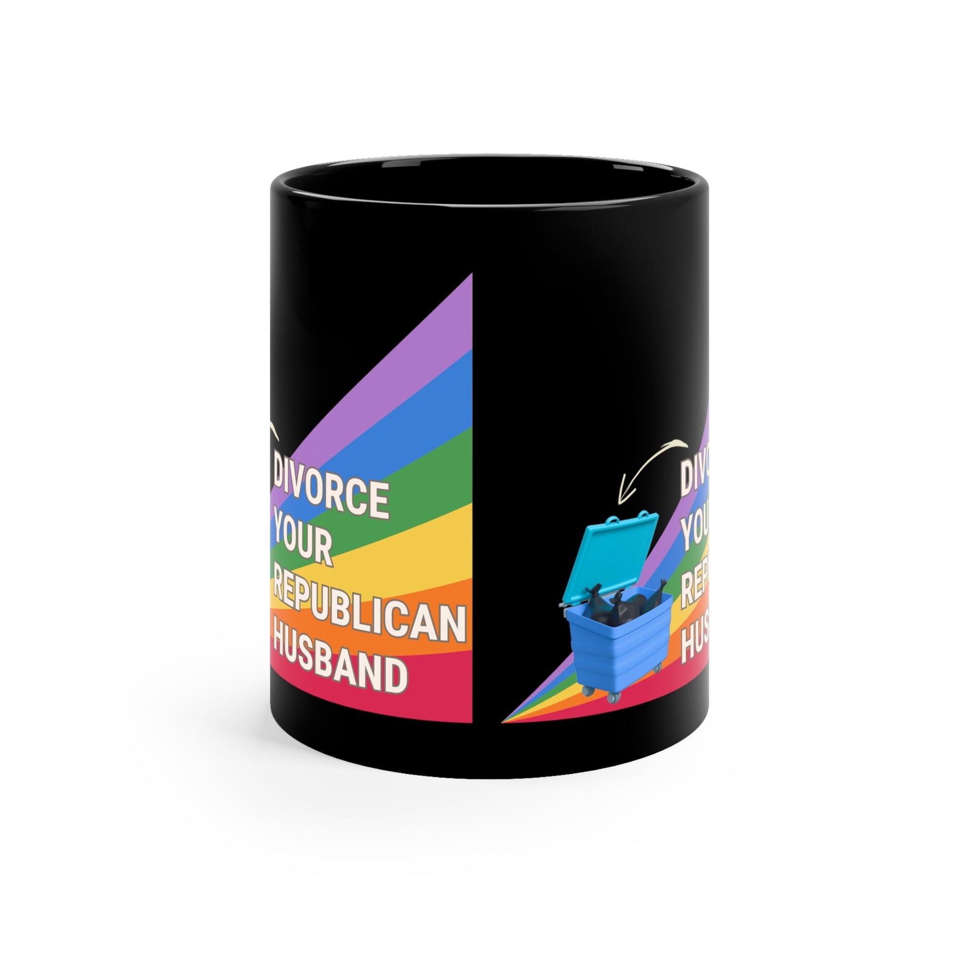 Divorce Your Republican Husband Mug in Black