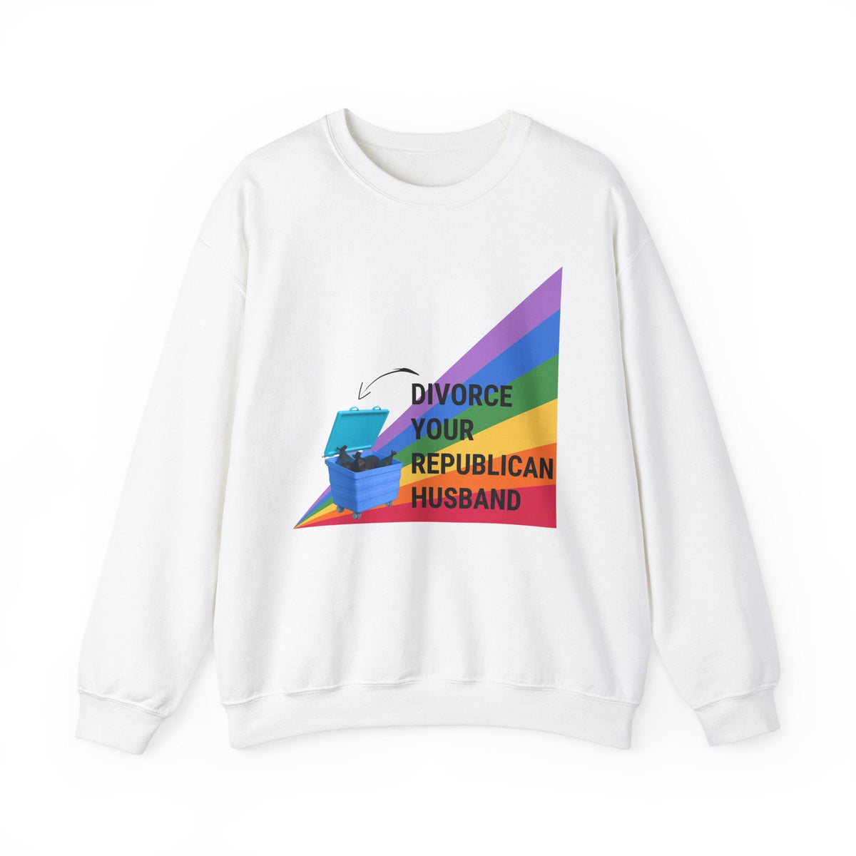 Divorce Your Republican Husband Unisex Heavy Blend™ Crewneck Sweatshirt [Size S-5X]