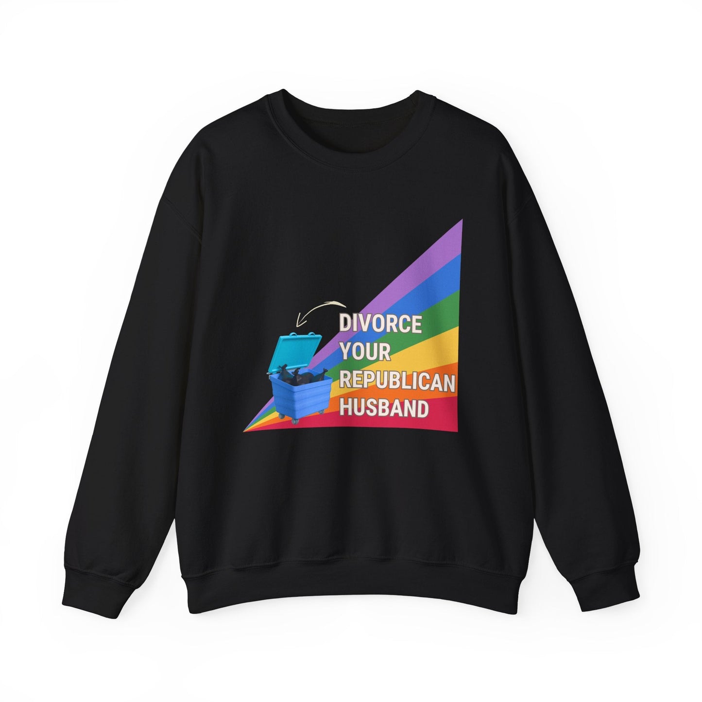 Divorce Your Republican Husband Unisex Heavy Blend™ Crewneck Sweatshirt [Size S-5X]