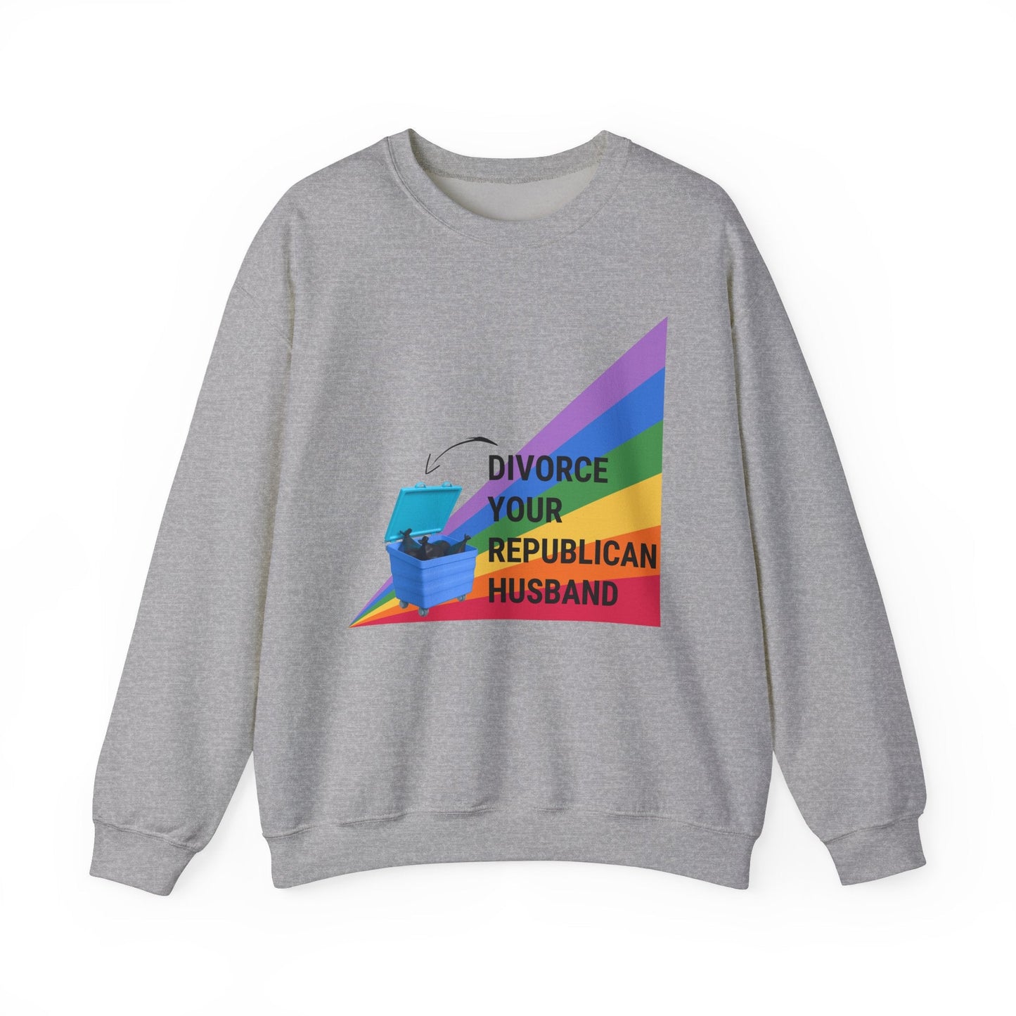 Divorce Your Republican Husband Unisex Heavy Blend™ Crewneck Sweatshirt [Size S-5X]