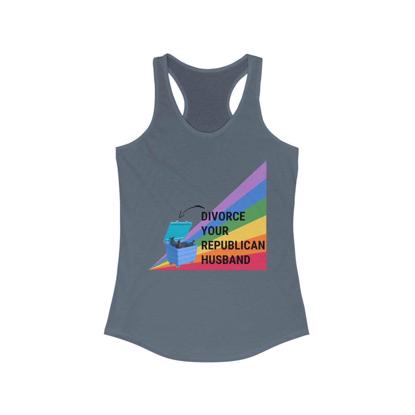 Divorce Your Republican Husband Women's Ideal Racerback Tank