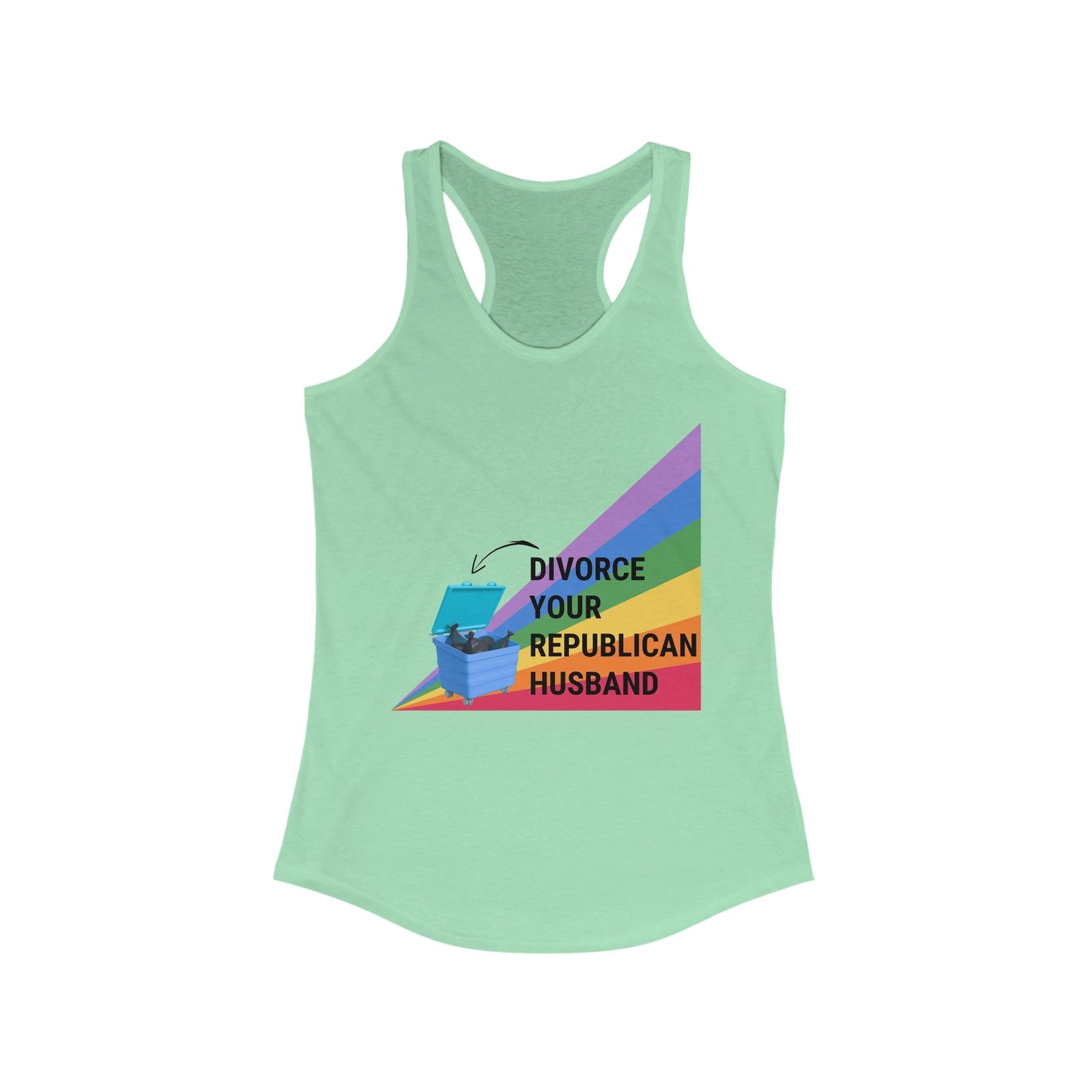 Divorce Your Republican Husband Women's Ideal Racerback Tank