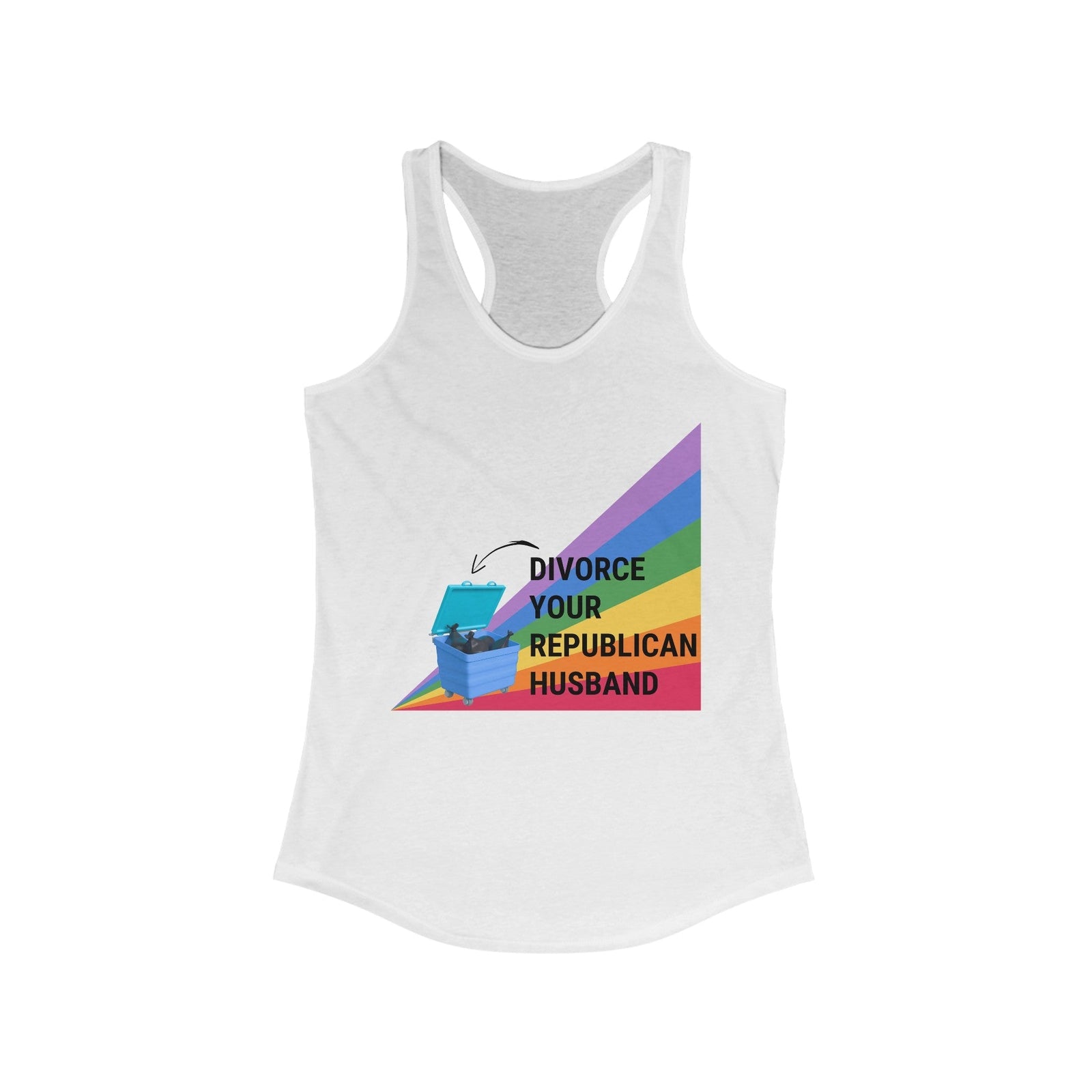 Divorce Your Republican Husband Women's Ideal Racerback Tank