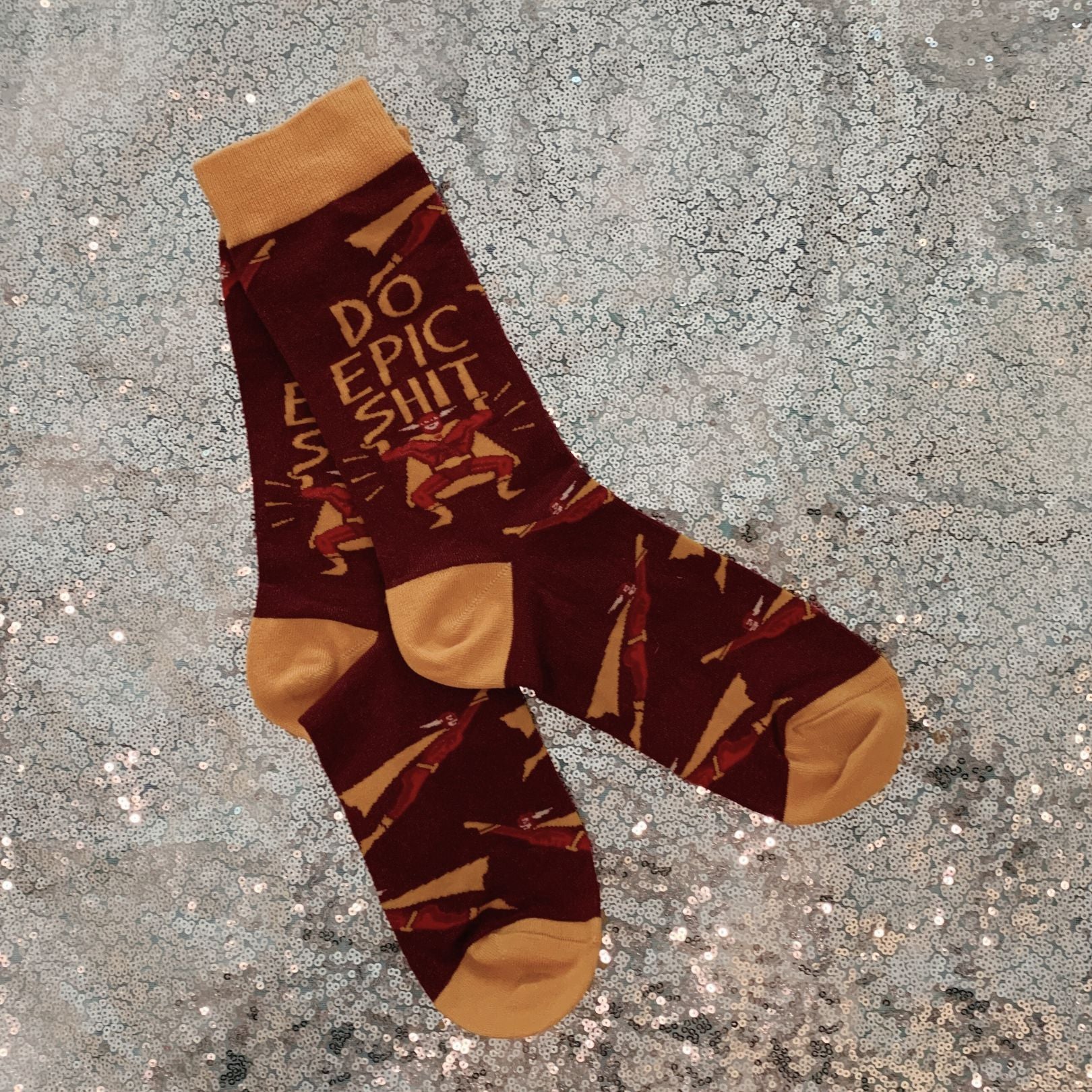 Do Epic Shit Socks | Super Hero Illustration | Gift for Her