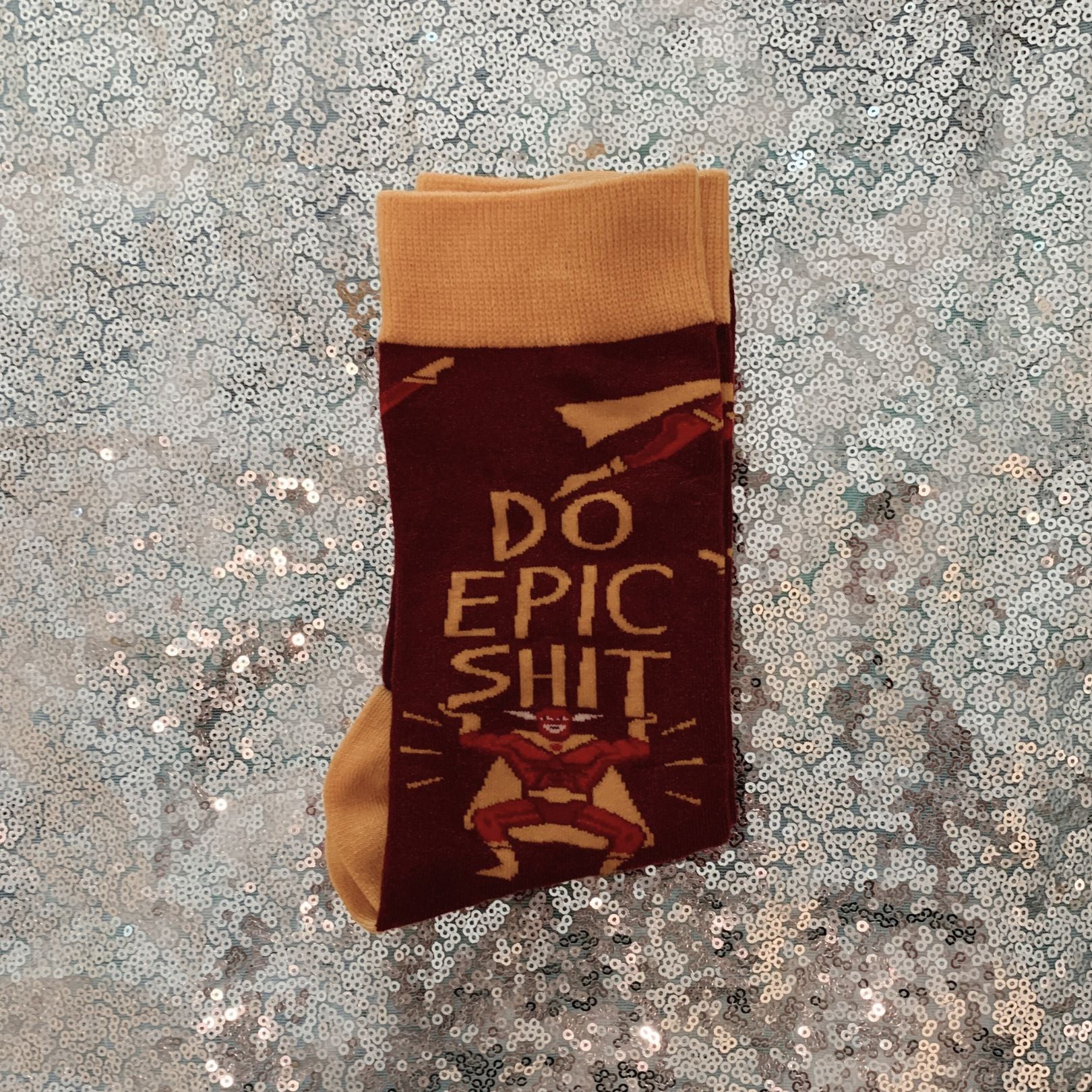 Do Epic Shit Socks | Super Hero Illustration | Gift for Her