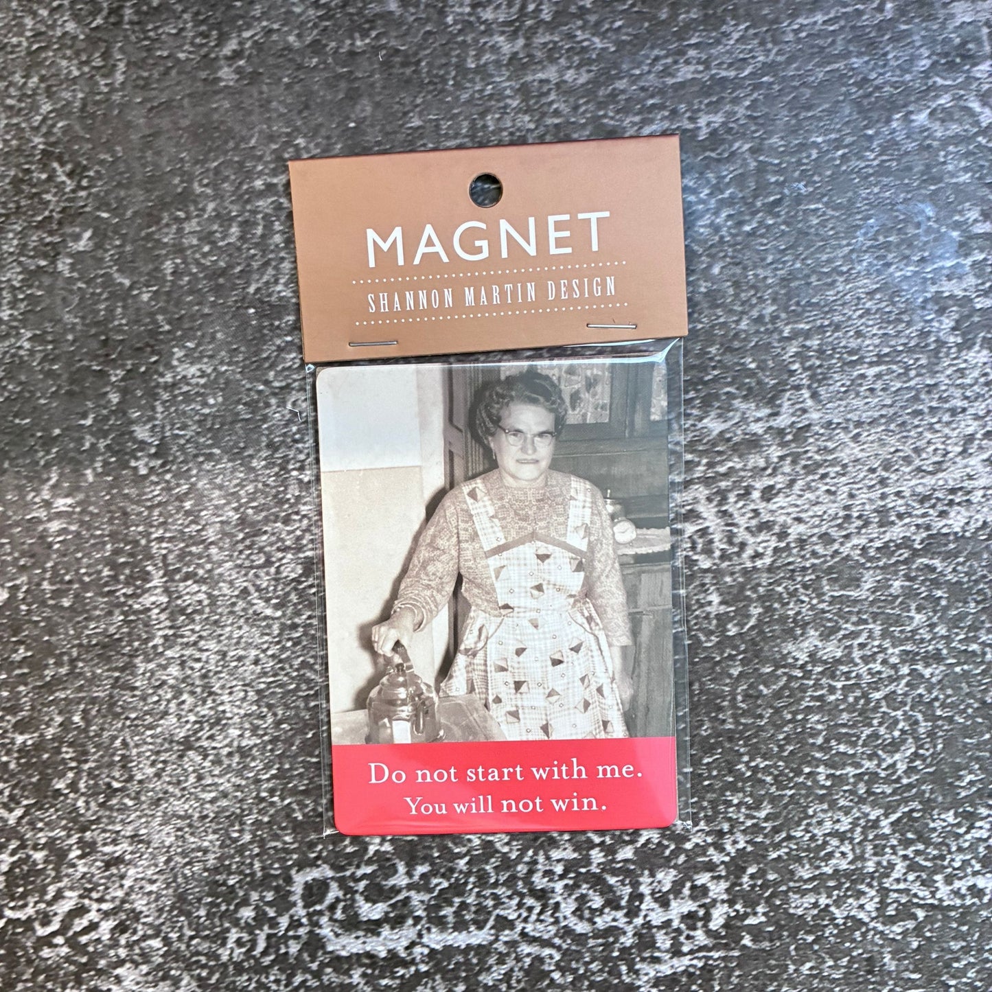 Do Not Start With Me Rectangle Magnet