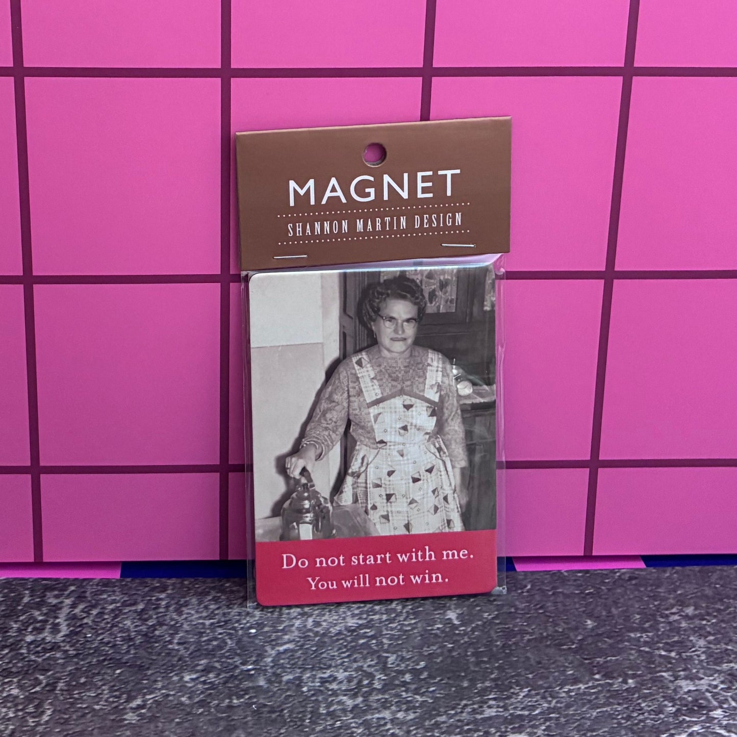 Do Not Start With Me Rectangle Magnet