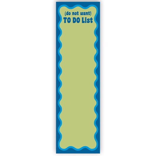 Do Not Want To Do List Notepad | Funny Magnetic Retro List Pad | 60 Pages