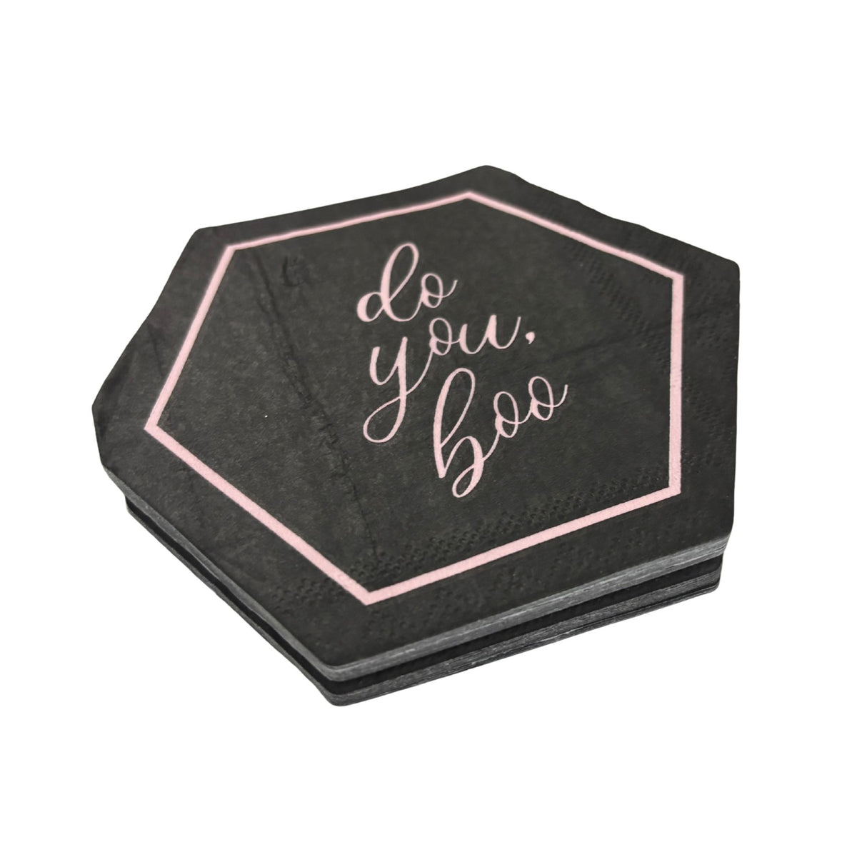 Do You, Boo Die-Cut Party/Beverage/Cocktail Napkins