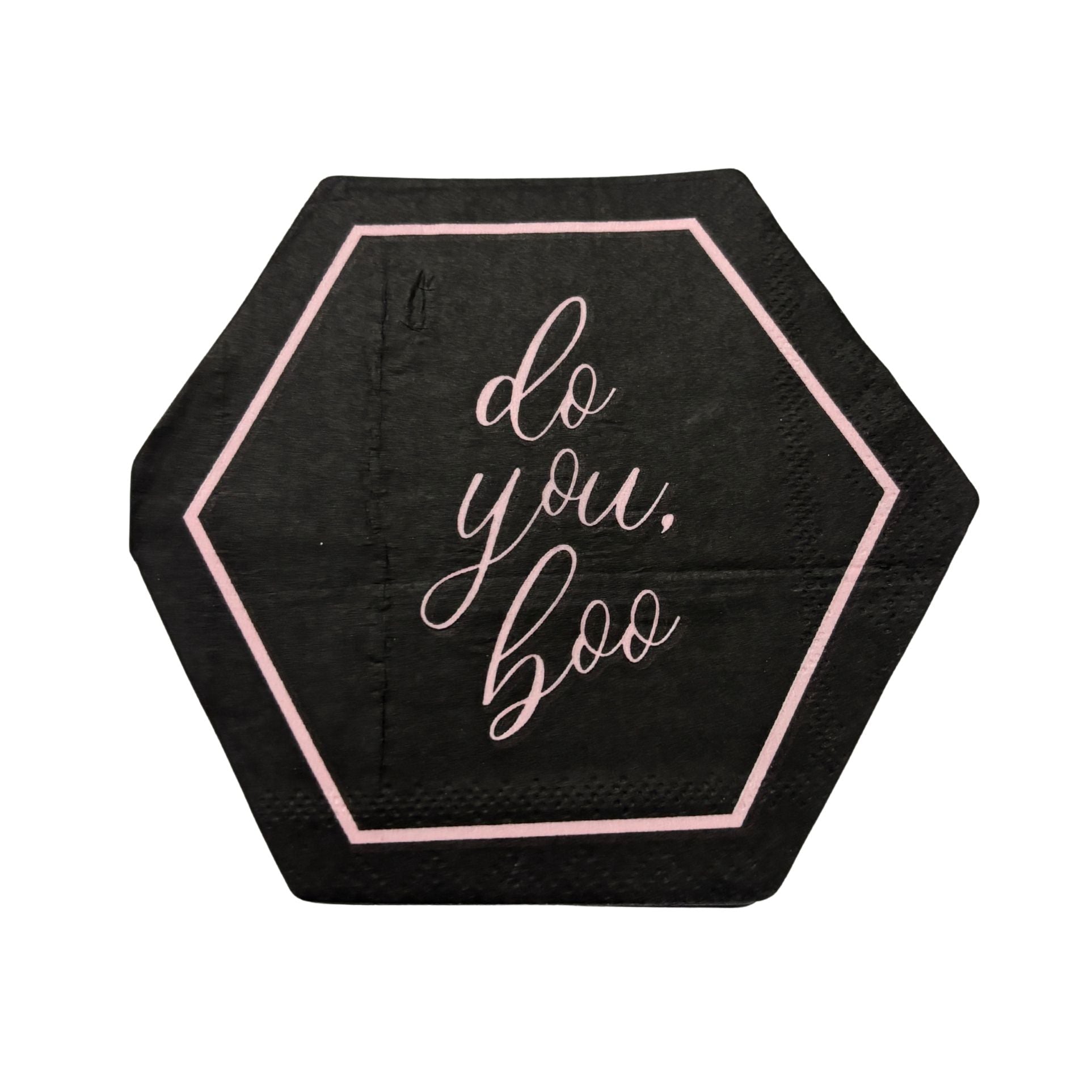 Do You, Boo Die-Cut Party/Beverage/Cocktail Napkins