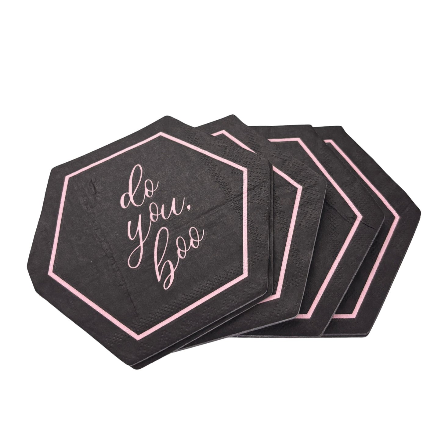 Do You, Boo Die-Cut Party/Beverage/Cocktail Napkins