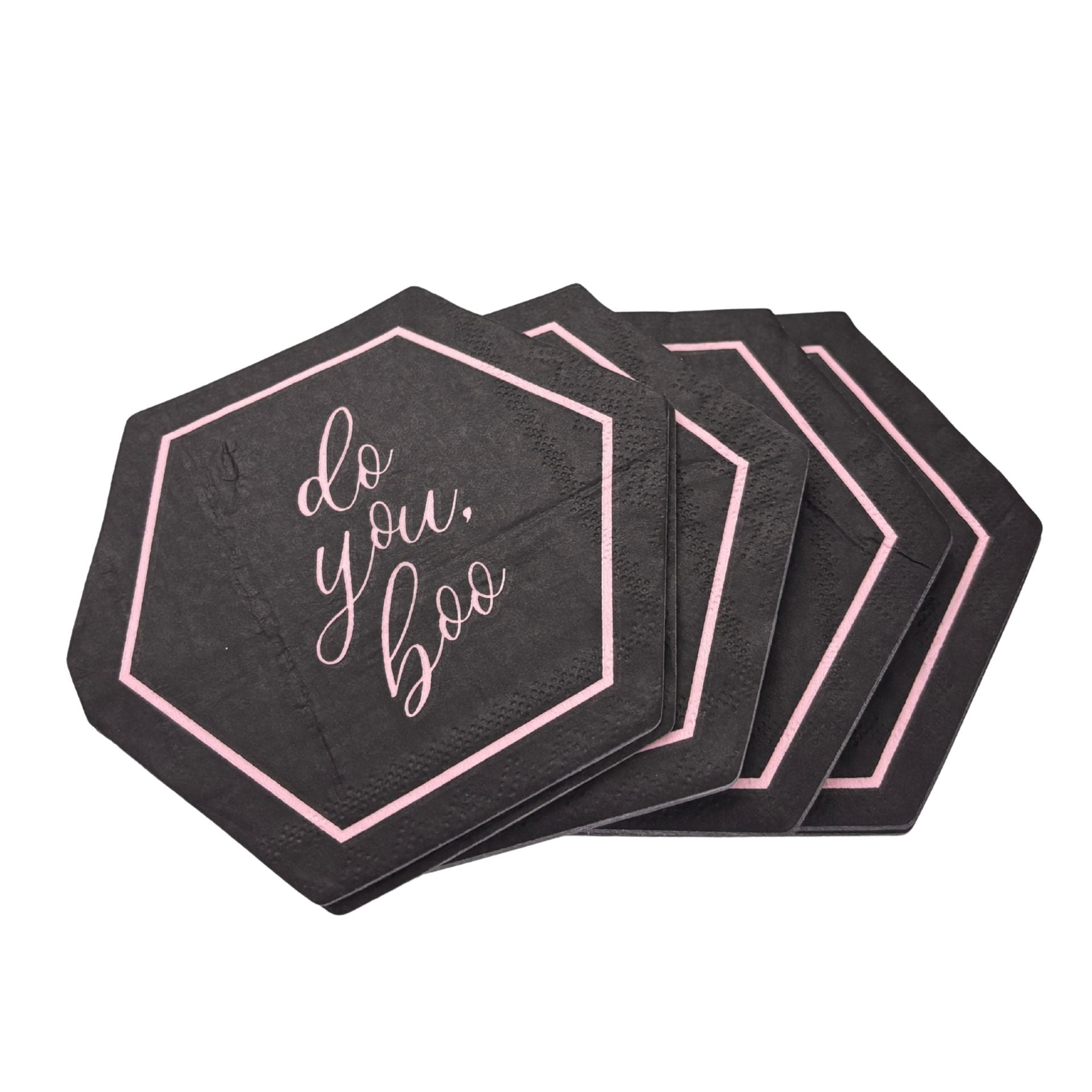 Do You, Boo Die-Cut Party/Beverage/Cocktail Napkins