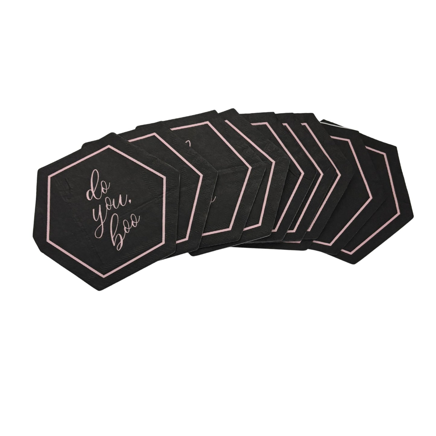 Do You, Boo Die-Cut Party/Beverage/Cocktail Napkins