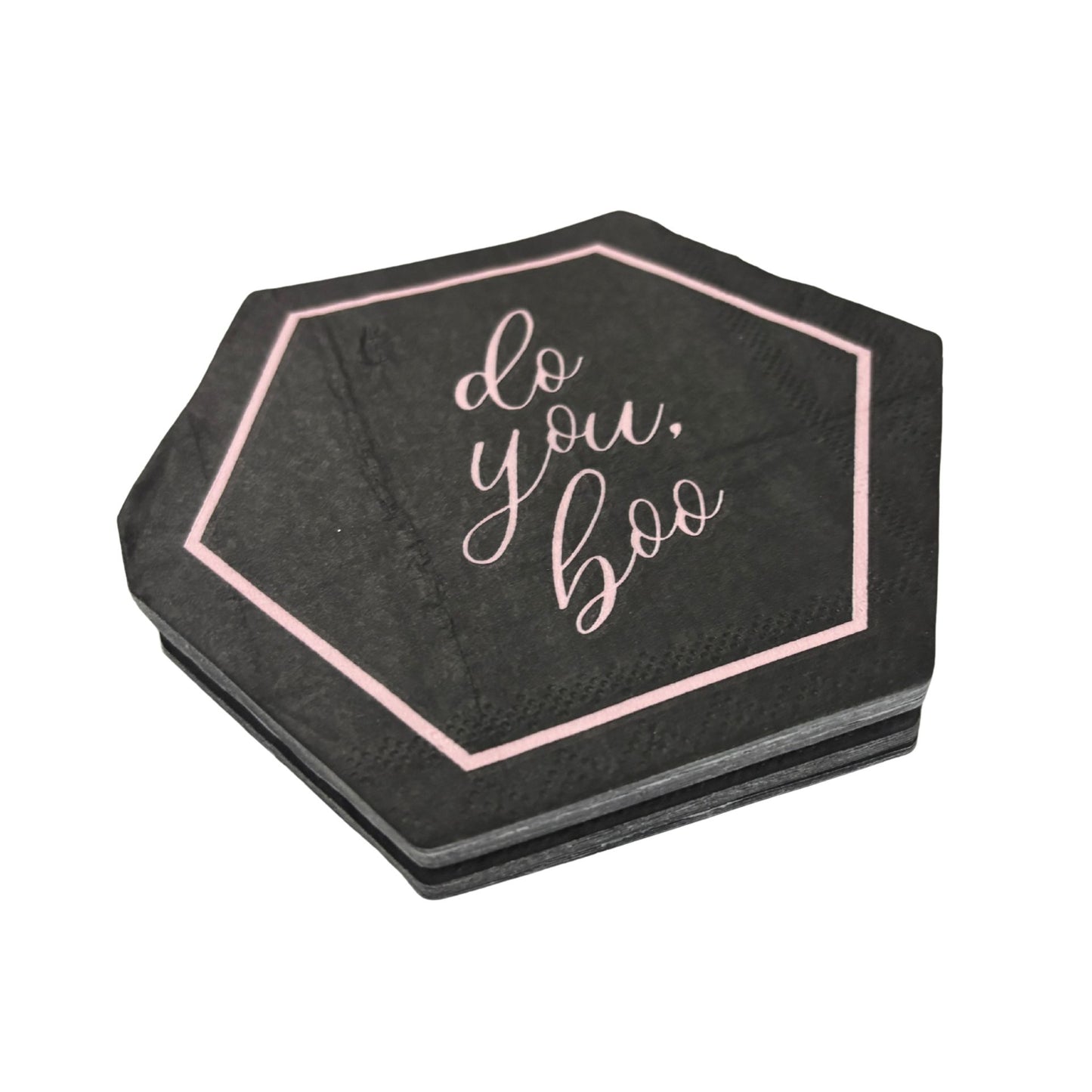 Do You, Boo Die-Cut Party/Beverage/Cocktail Napkins