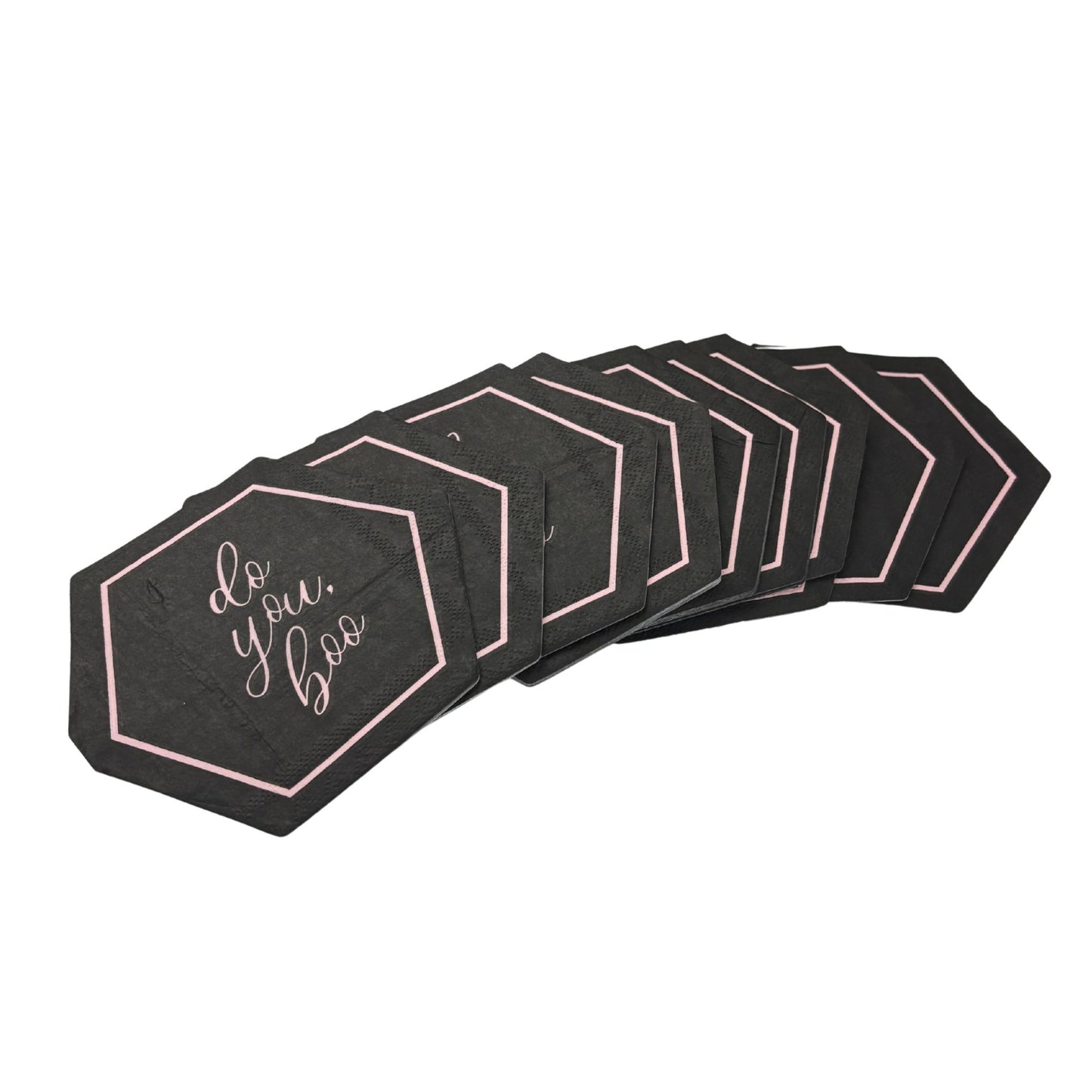 Do You, Boo Die-Cut Party/Beverage/Cocktail Napkins