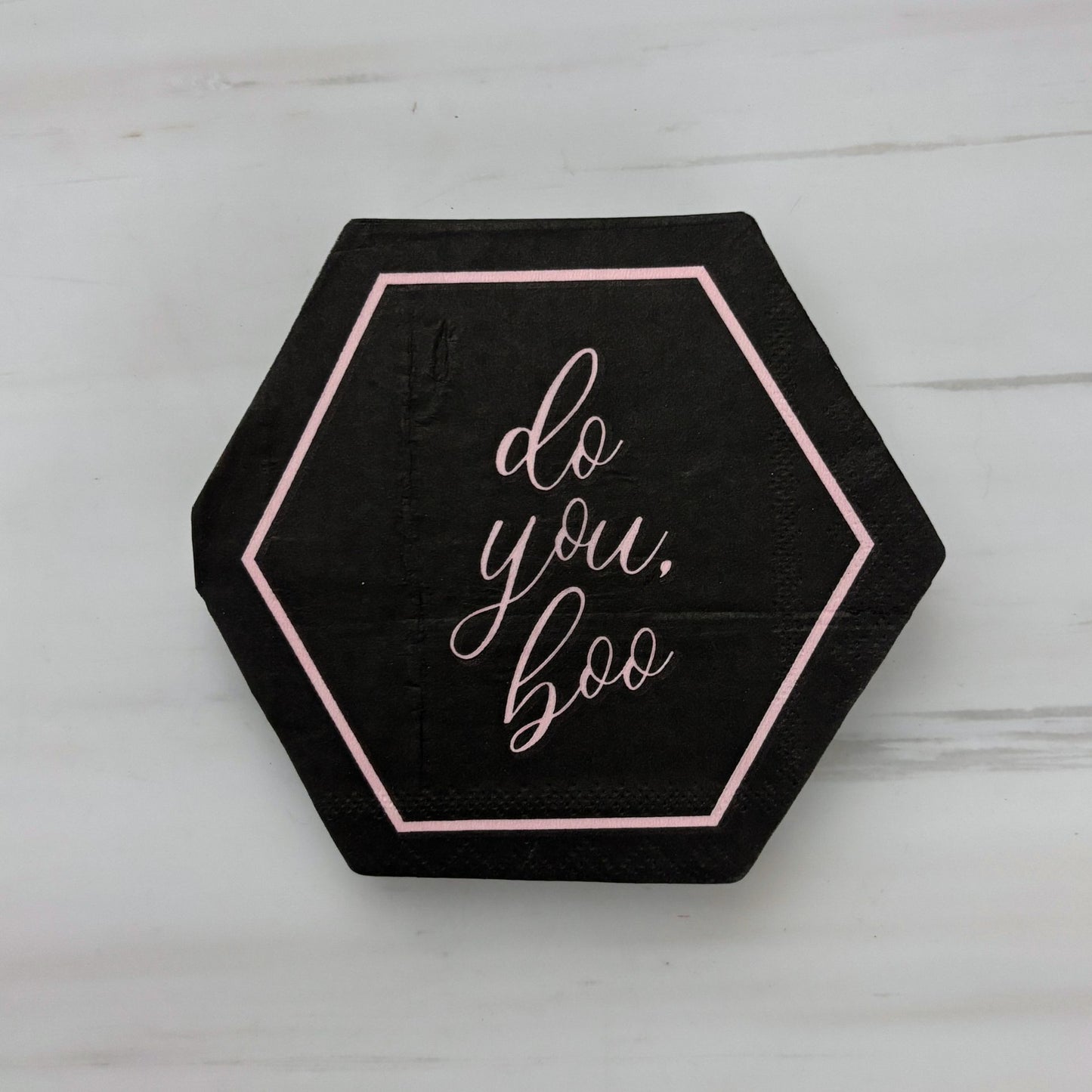 Do You, Boo Die-Cut Party/Beverage/Cocktail Napkins