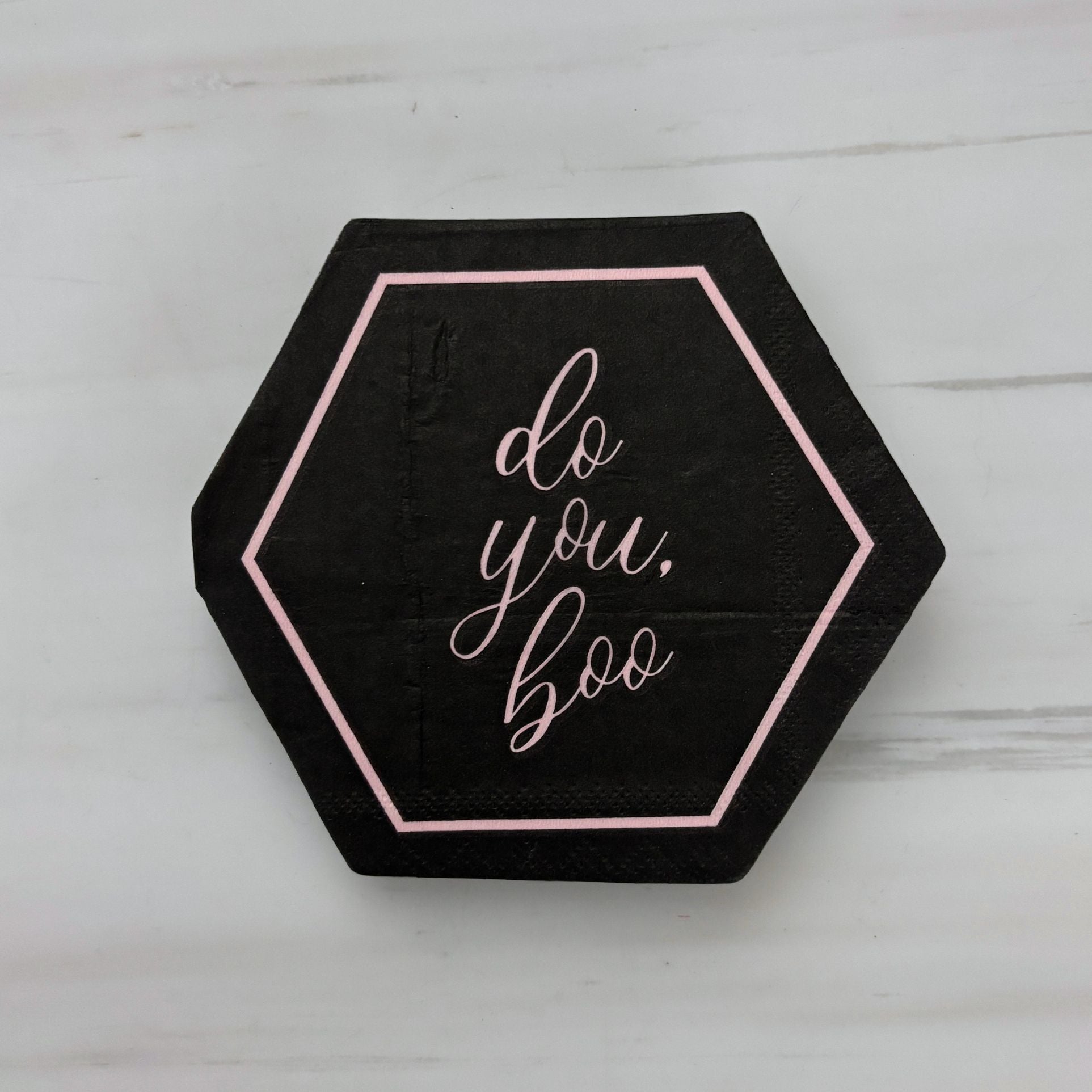 Do You, Boo Die-Cut Party/Beverage/Cocktail Napkins