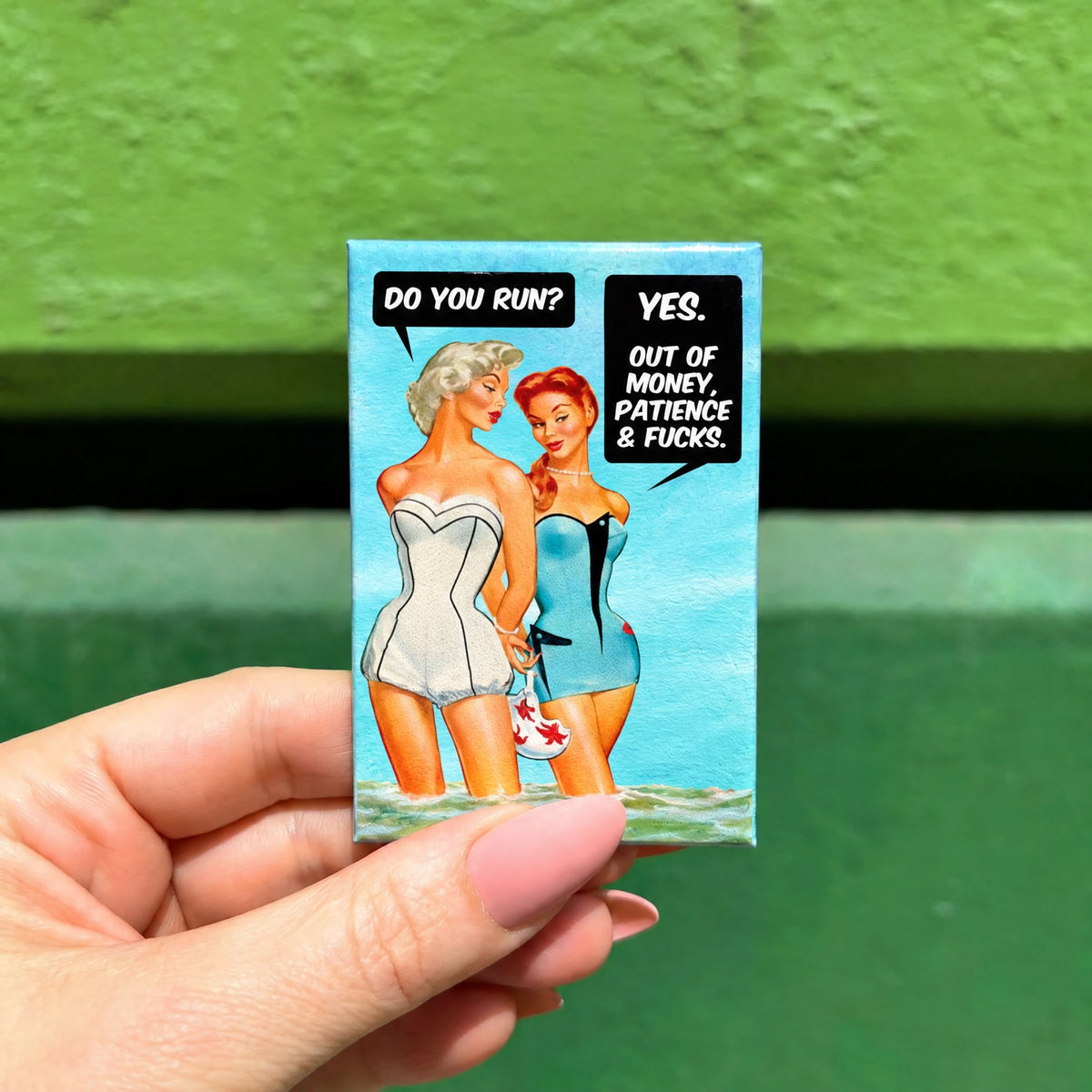 Do You Run Funny Refrigerator Magnet | 2" x 3"
