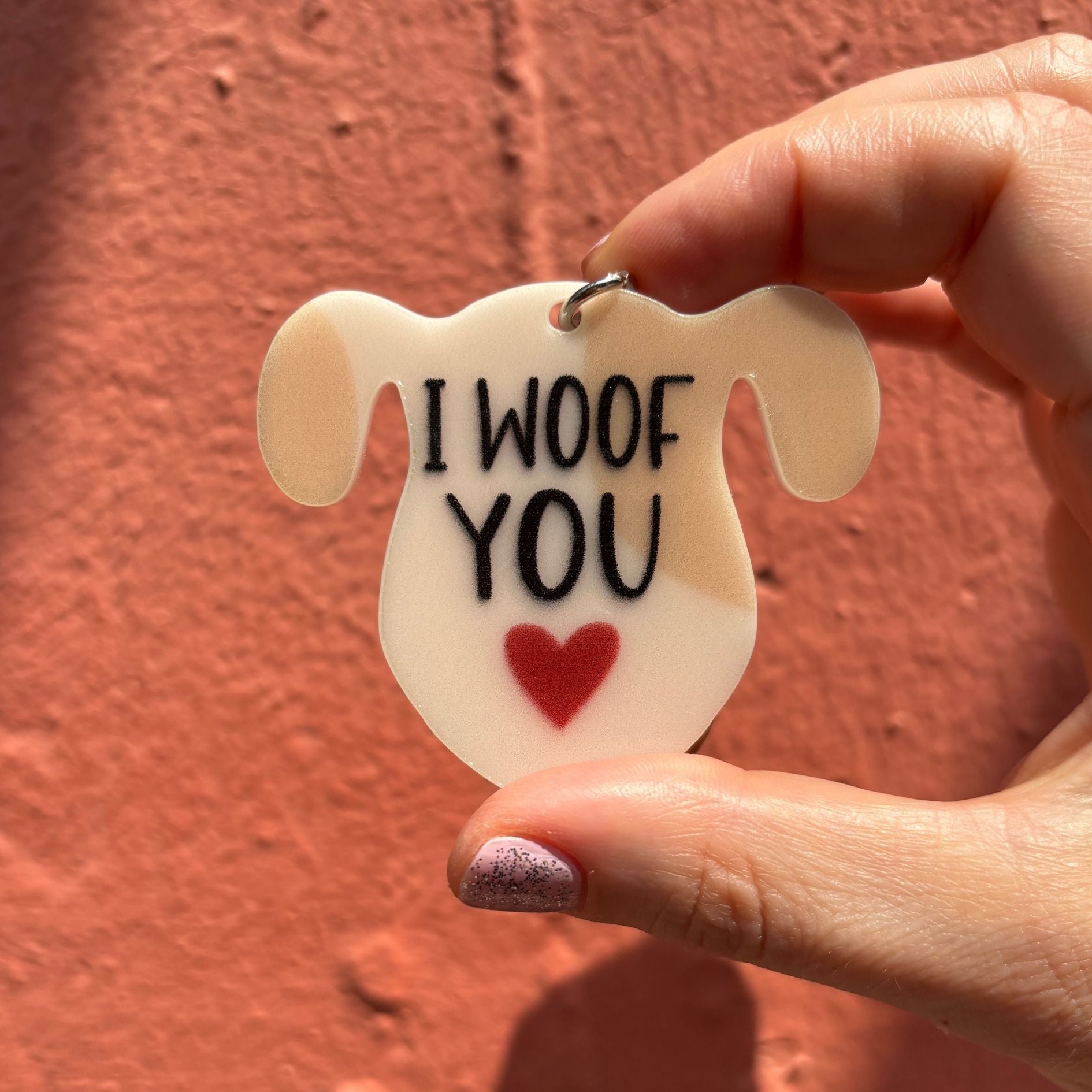 Dog-Themed Acrylic Keychains | 5 Style Options | Rescue Favorite Breed, I Woof You & Puppy Lover-Faithworks-The Bullish Store