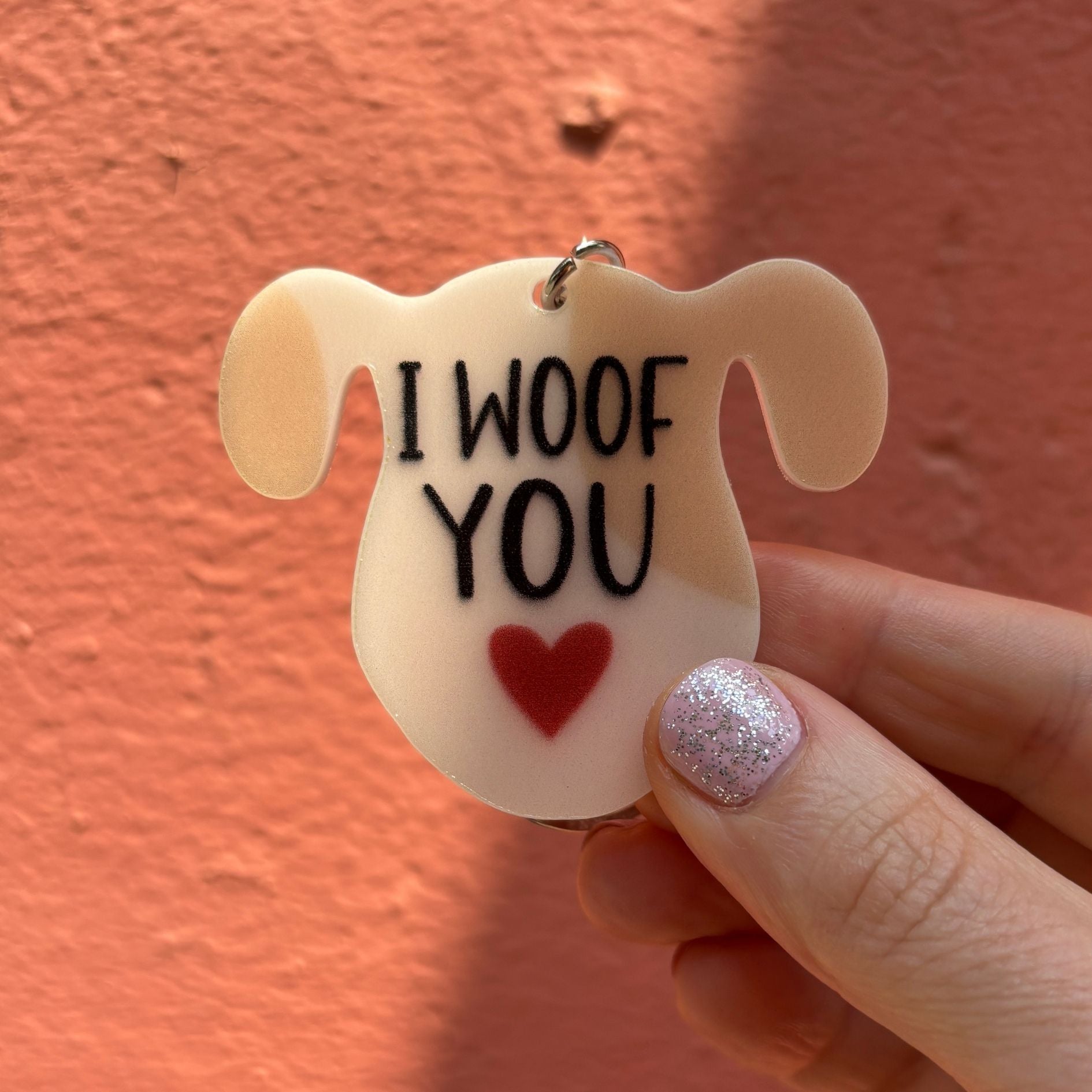 Dog-Themed Acrylic Keychains | 5 Style Options | Rescue Favorite Breed, I Woof You & Puppy Lover-Faithworks-The Bullish Store