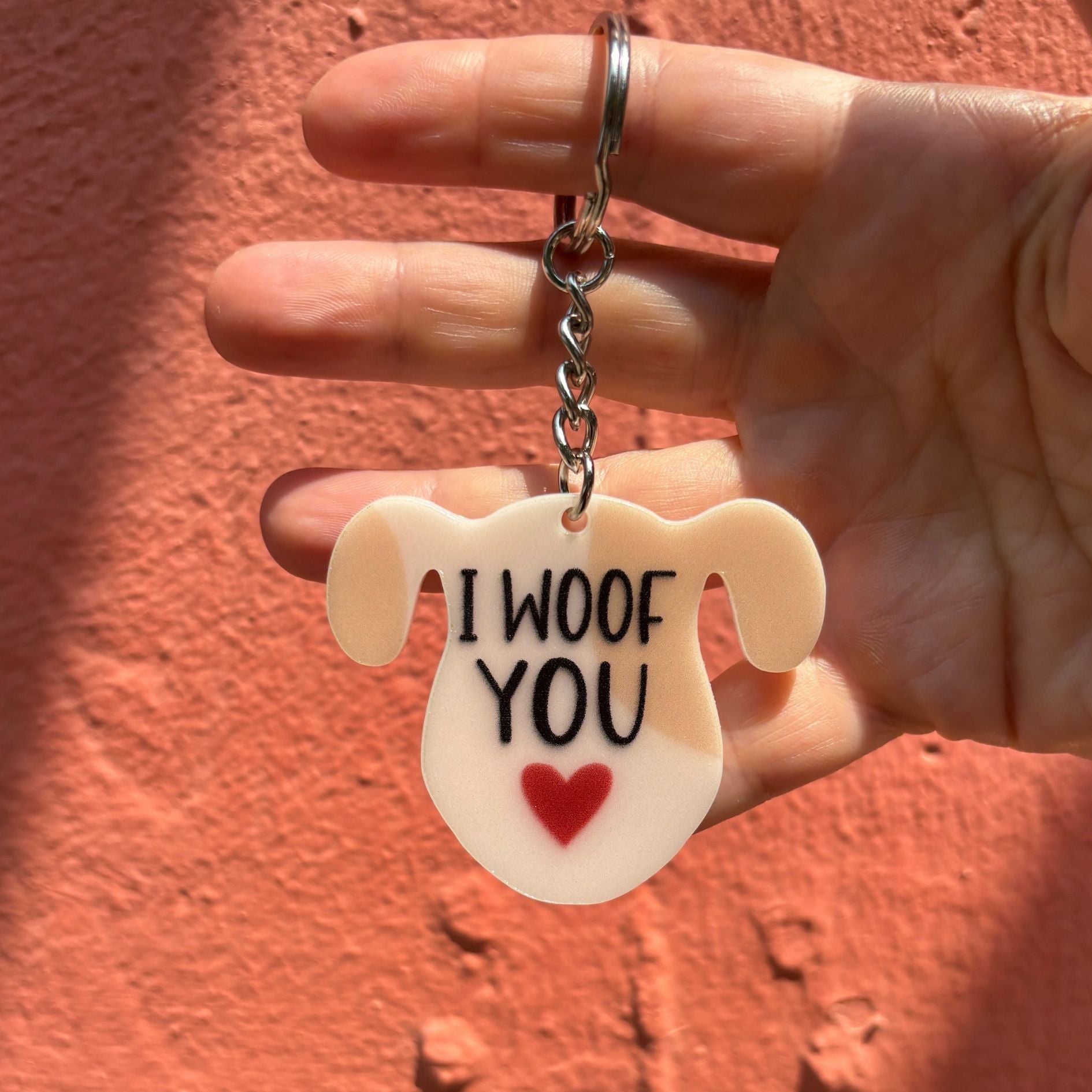 Dog-Themed Acrylic Keychains | 5 Style Options | Rescue Favorite Breed, I Woof You & Puppy Lover-Faithworks-The Bullish Store