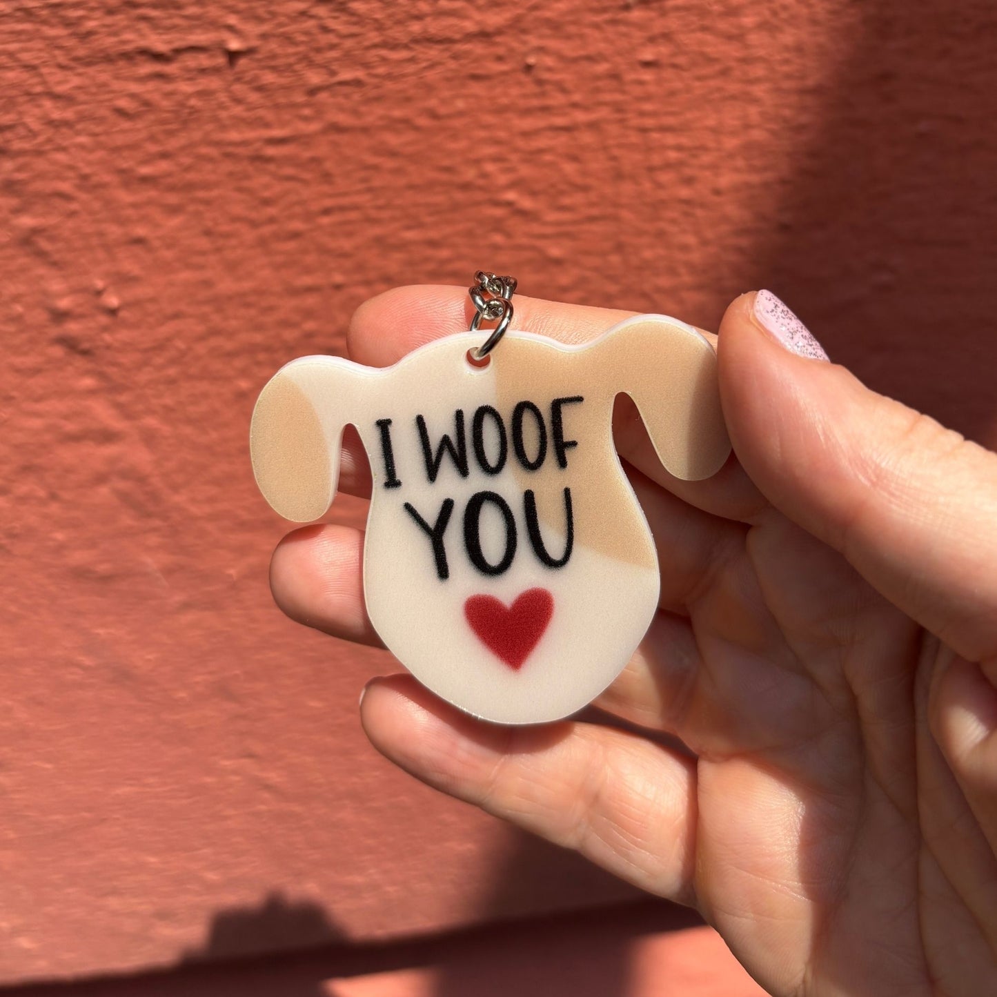 Dog-Themed Acrylic Keychains | 5 Style Options | Rescue Favorite Breed, I Woof You & Puppy Lover-Faithworks-The Bullish Store