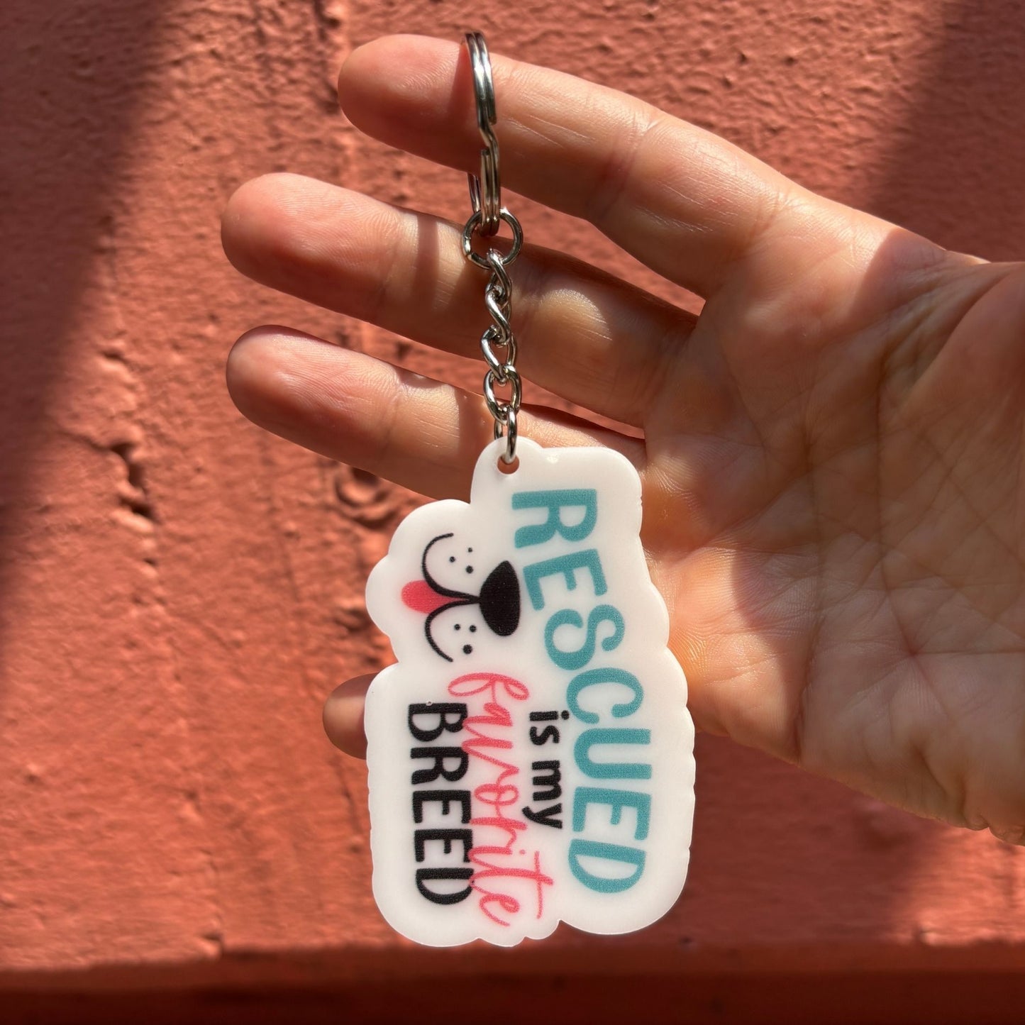 Dog-Themed Acrylic Keychains | 5 Style Options | Rescue Favorite Breed, I Woof You & Puppy Lover-Faithworks-The Bullish Store